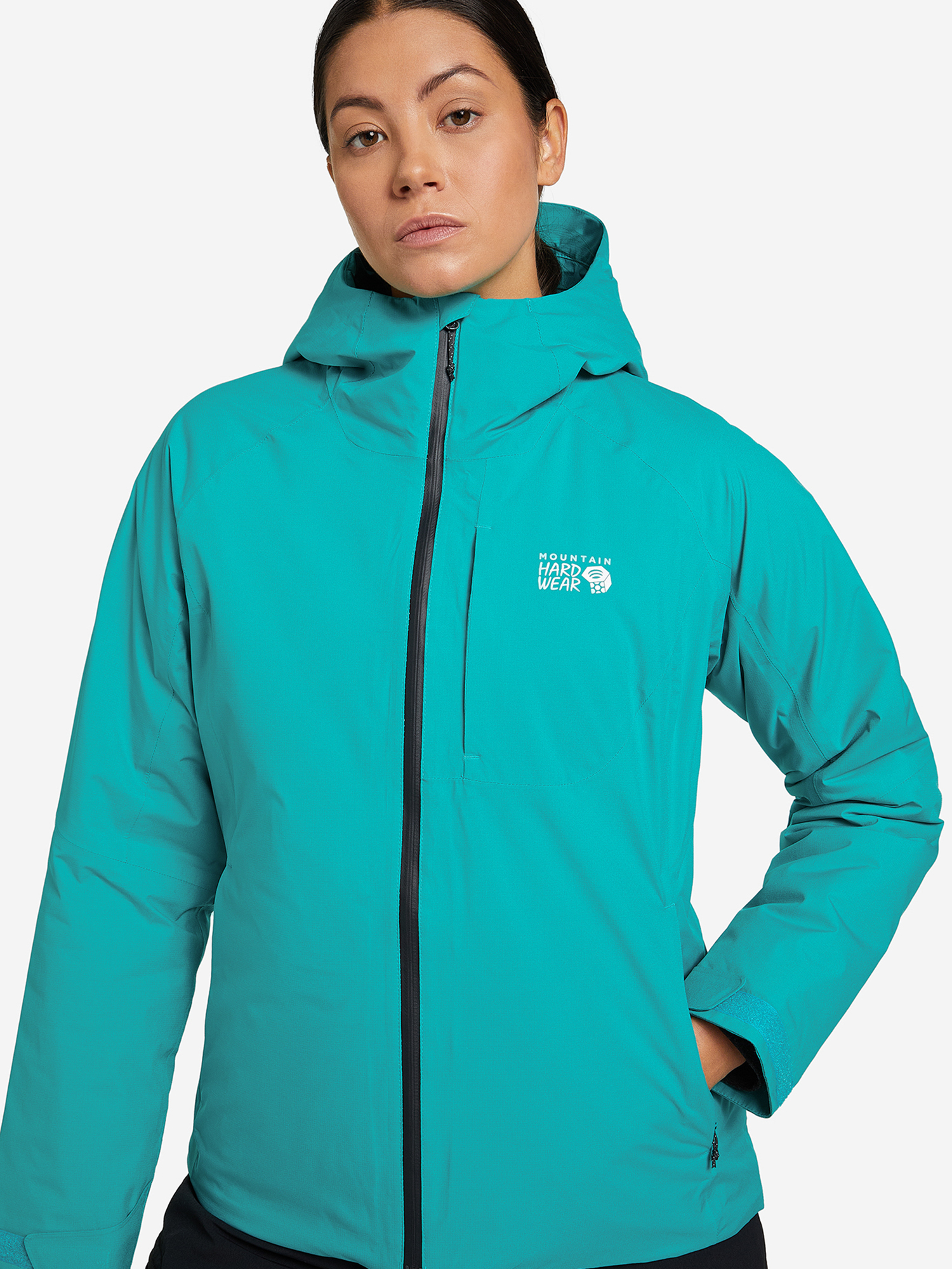 Куртка утепленная женская Mountain Hardwear Stretch Ozonic, Зеленый эспандер mad wave stretch band m0779 09 2 10w зеленый