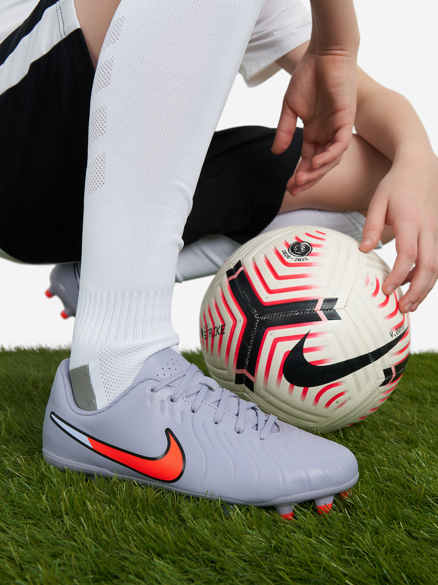 Бутсы Nike Legend 10 Club Fg/Mg, синий, арт. 25917