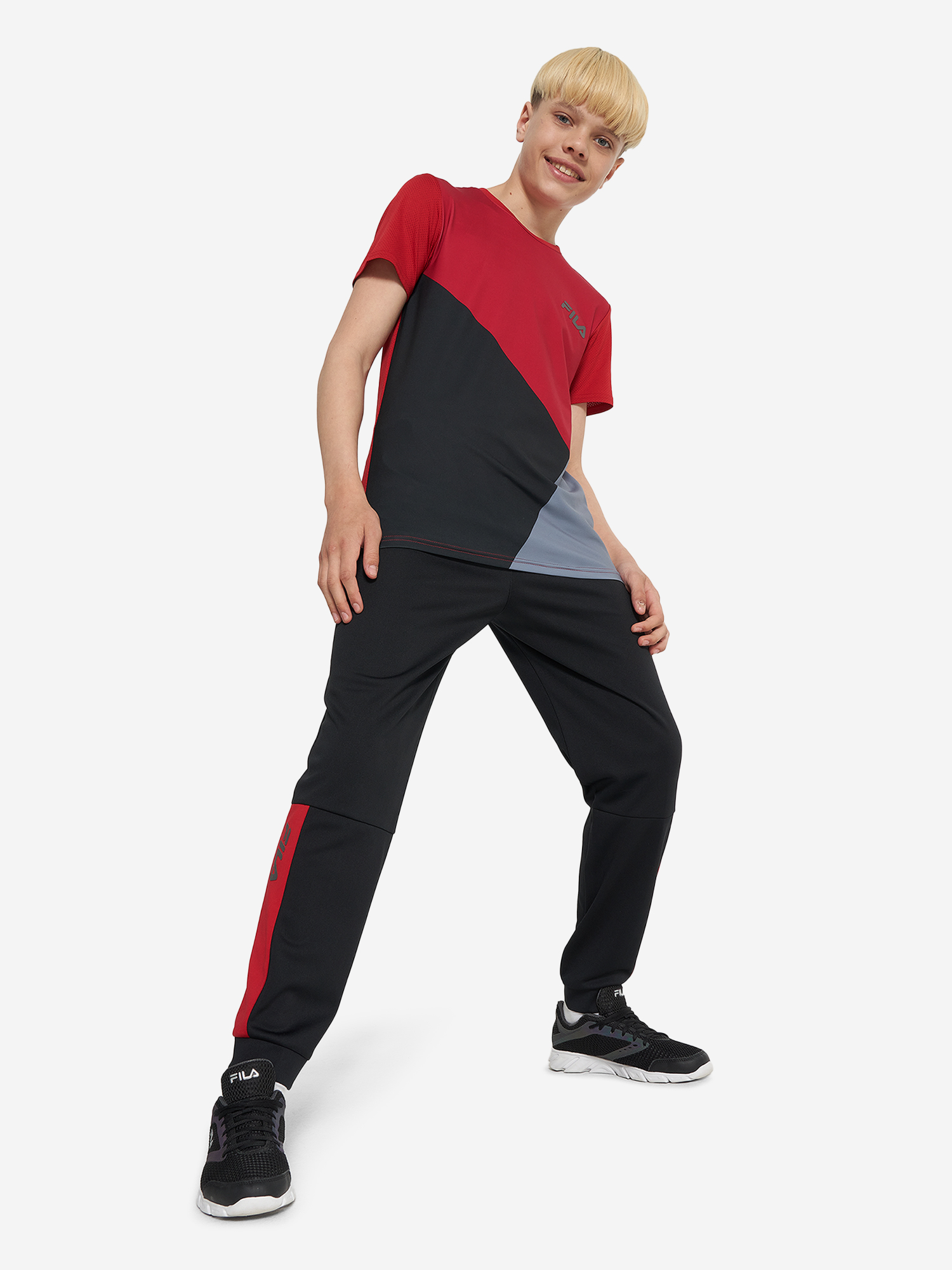 фото Футболка для мальчиков fila, красный