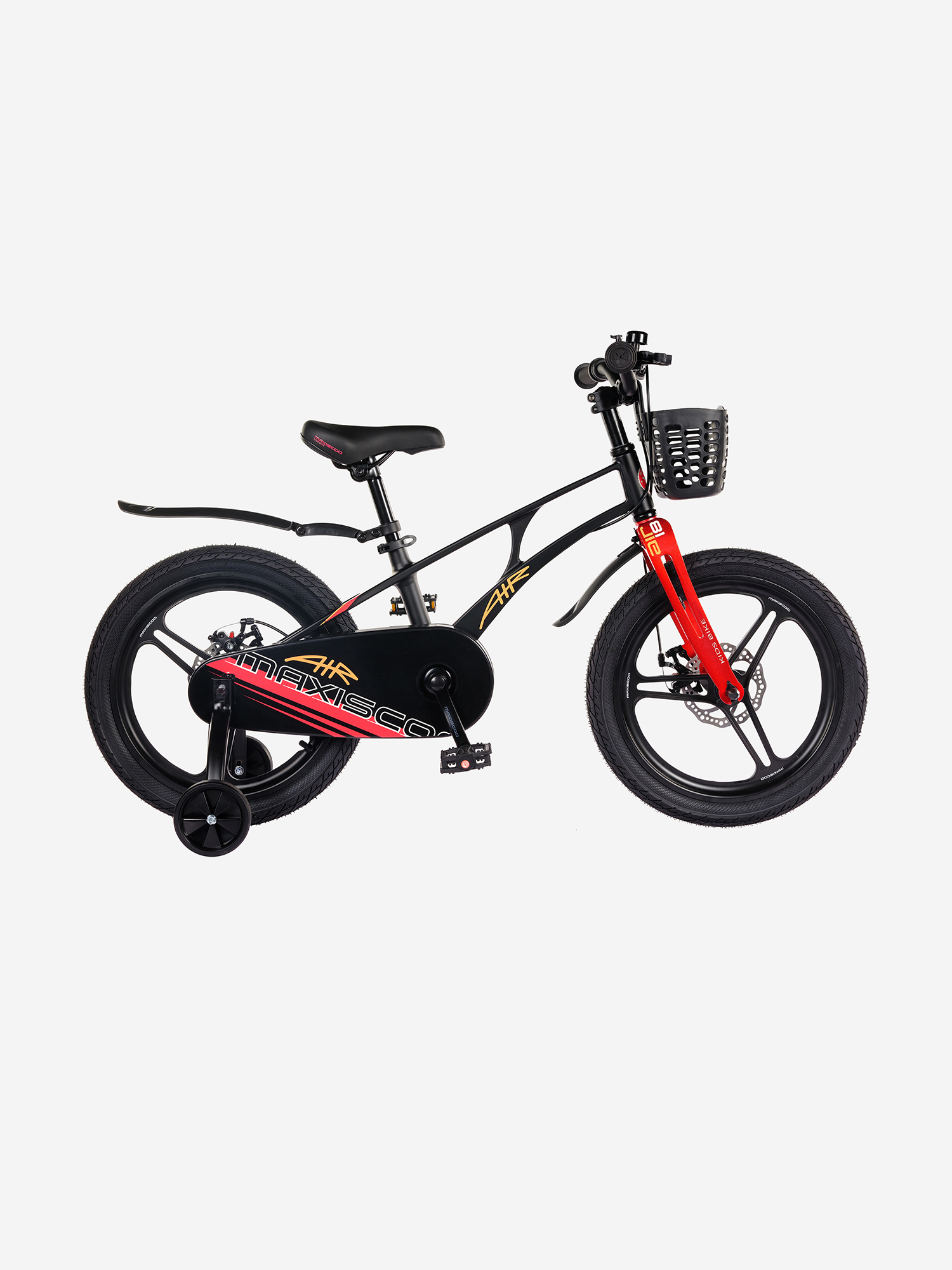

Велосипед Детский Maxiscoo AIR Pro Черный Матовый (2024) 18", Мультицвет