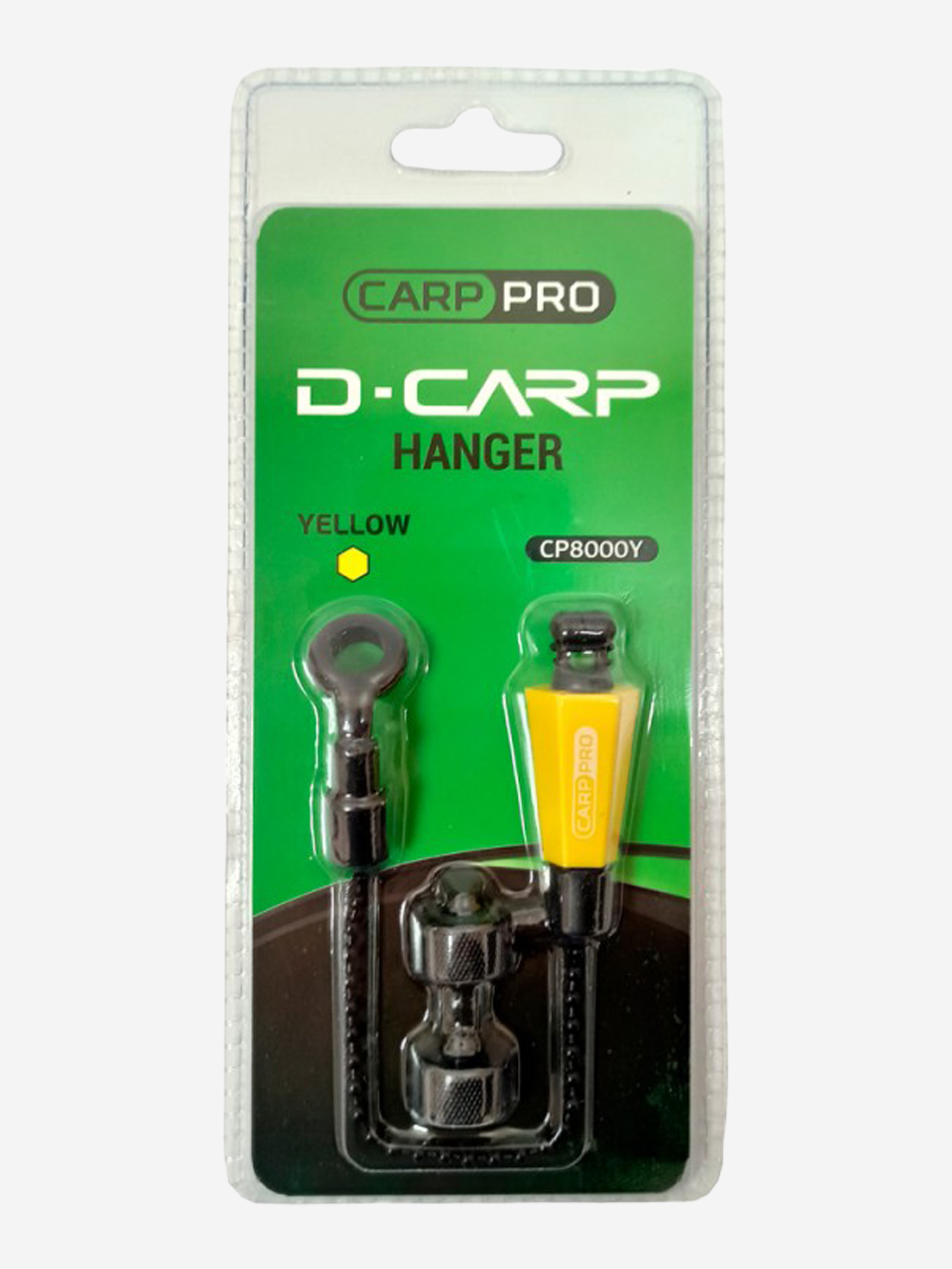 Изображение товара Сигнализатор поклевки CARP PRO Hanger D-Carp желтый для карповой рыбалки