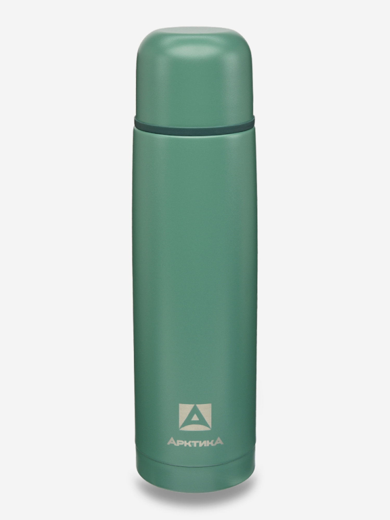 Изображение товара Термос вакуумный Арктика 1 л, зелёный для путешествий и спорта
