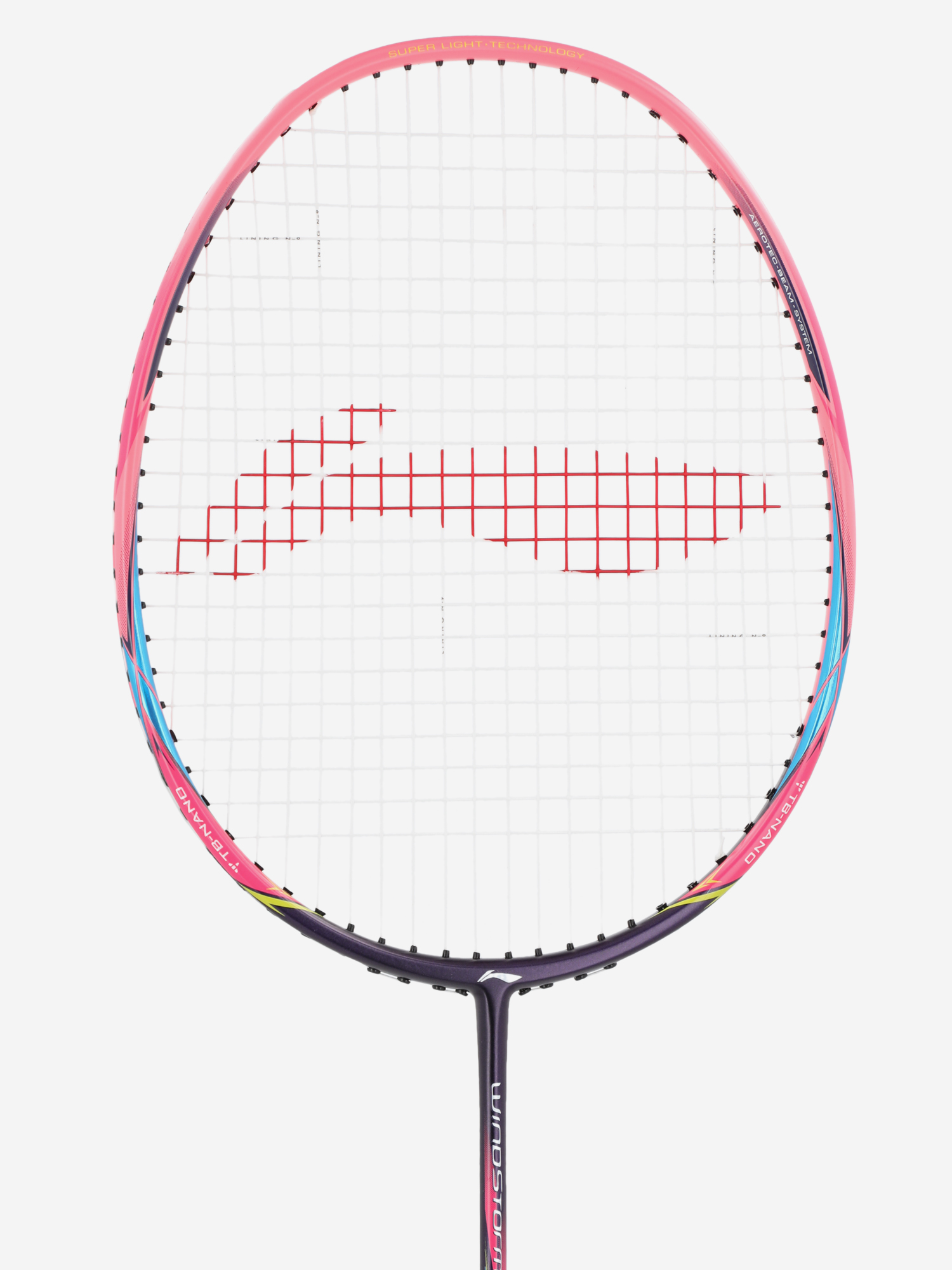фото Ракетка для бадминтона li-ning windstorm 74, белый