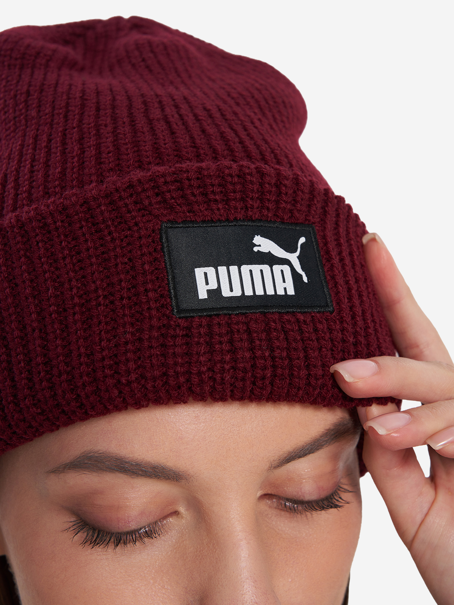 фото Шапка puma high crown, красный