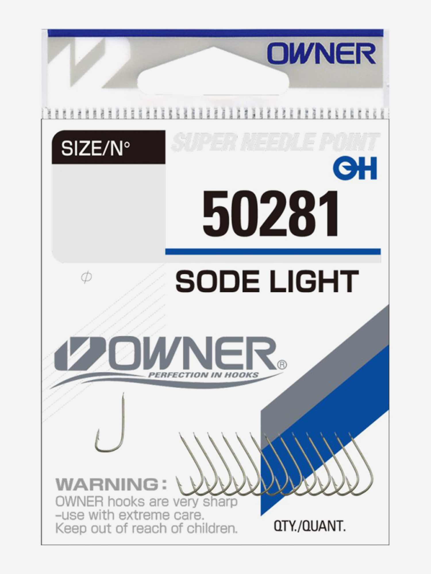 Изображение товара Крючок OWNER Sode Light brown №12 14шт Изображение товара Крючок OWNER Sode Light brown №12 14шт