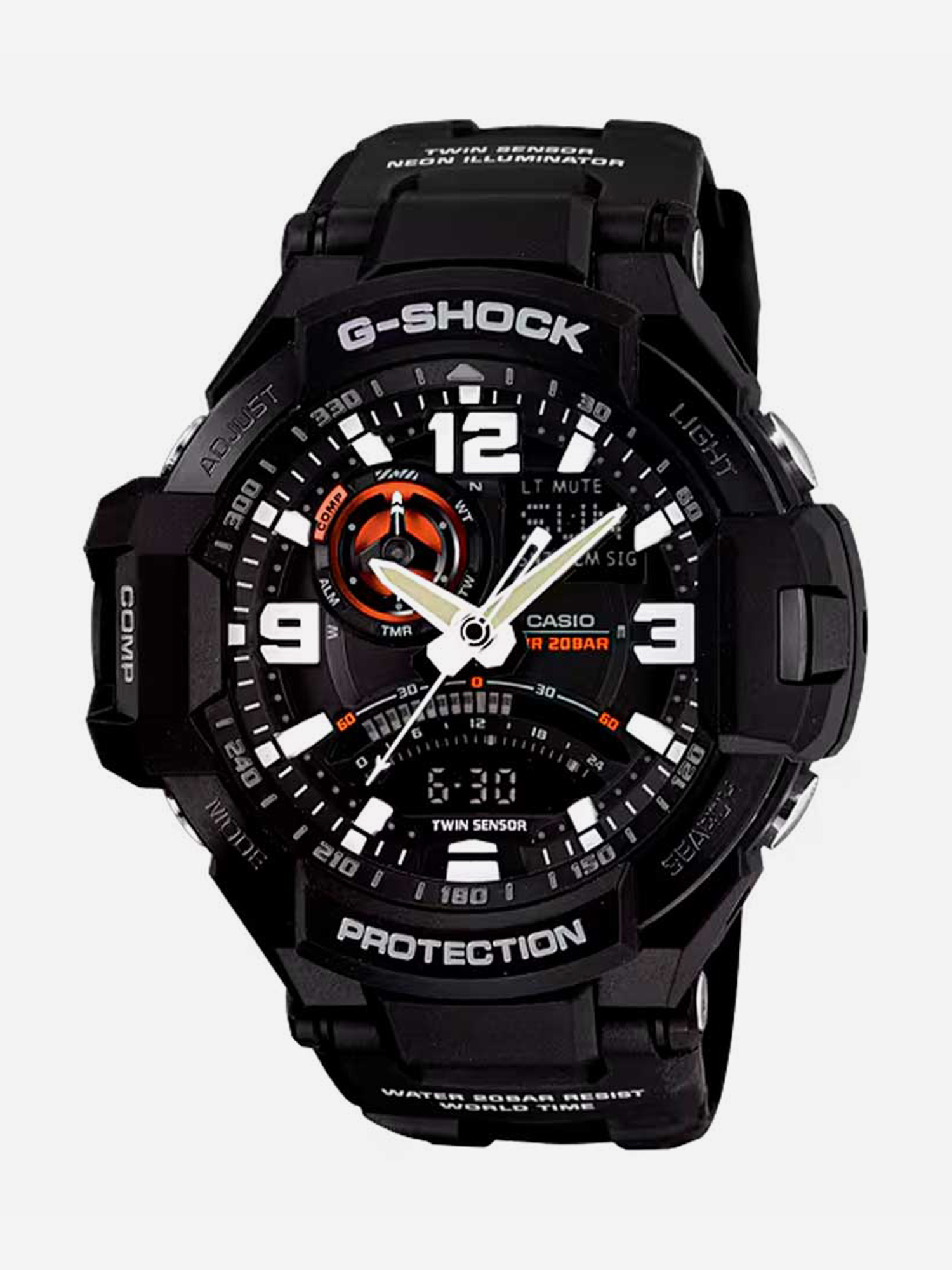 

Наручные часы G-SHOCK GA-1000-1A, Черный