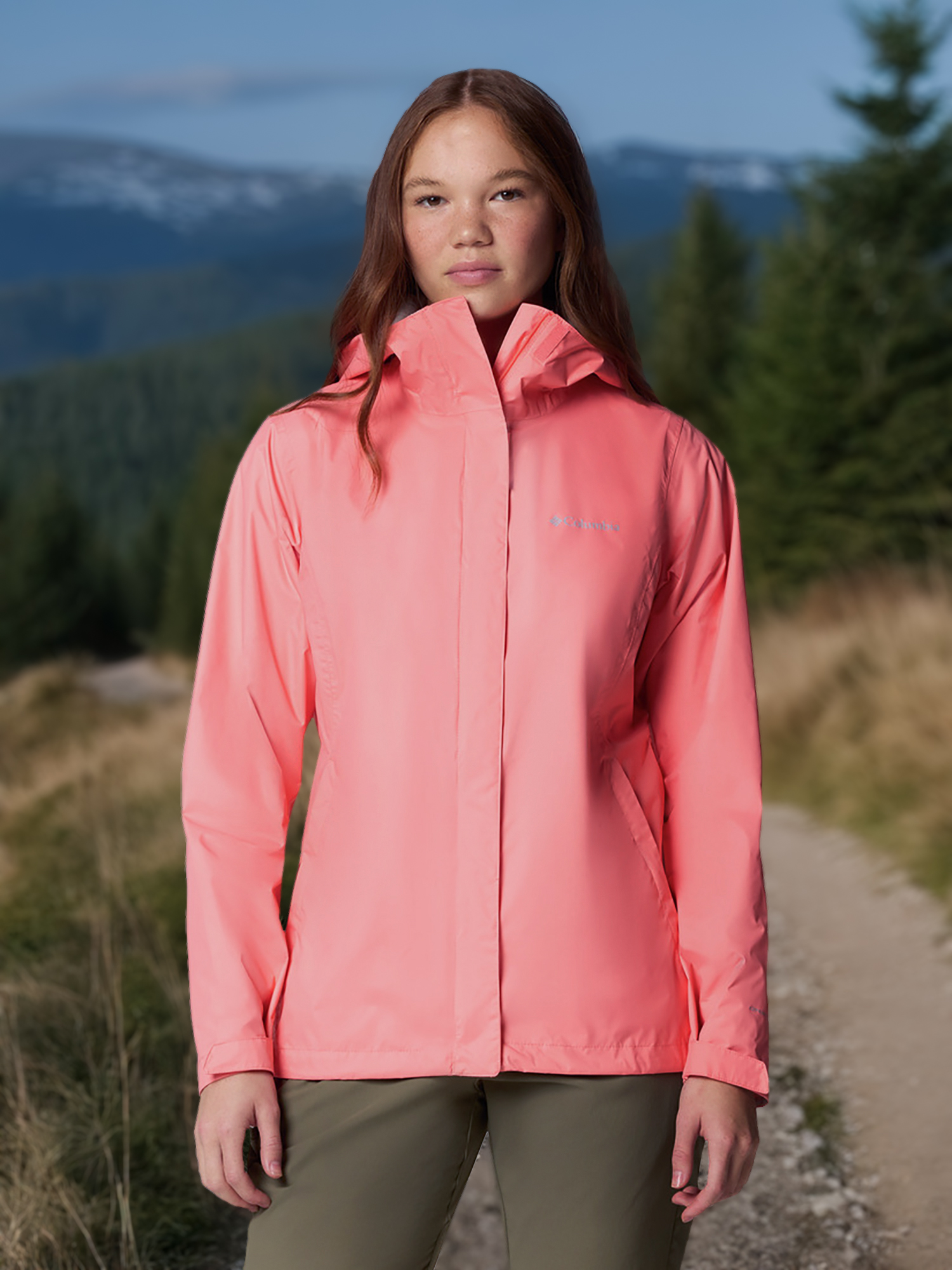 Ветровка женская Columbia Arcadia II Jacket, Розовый