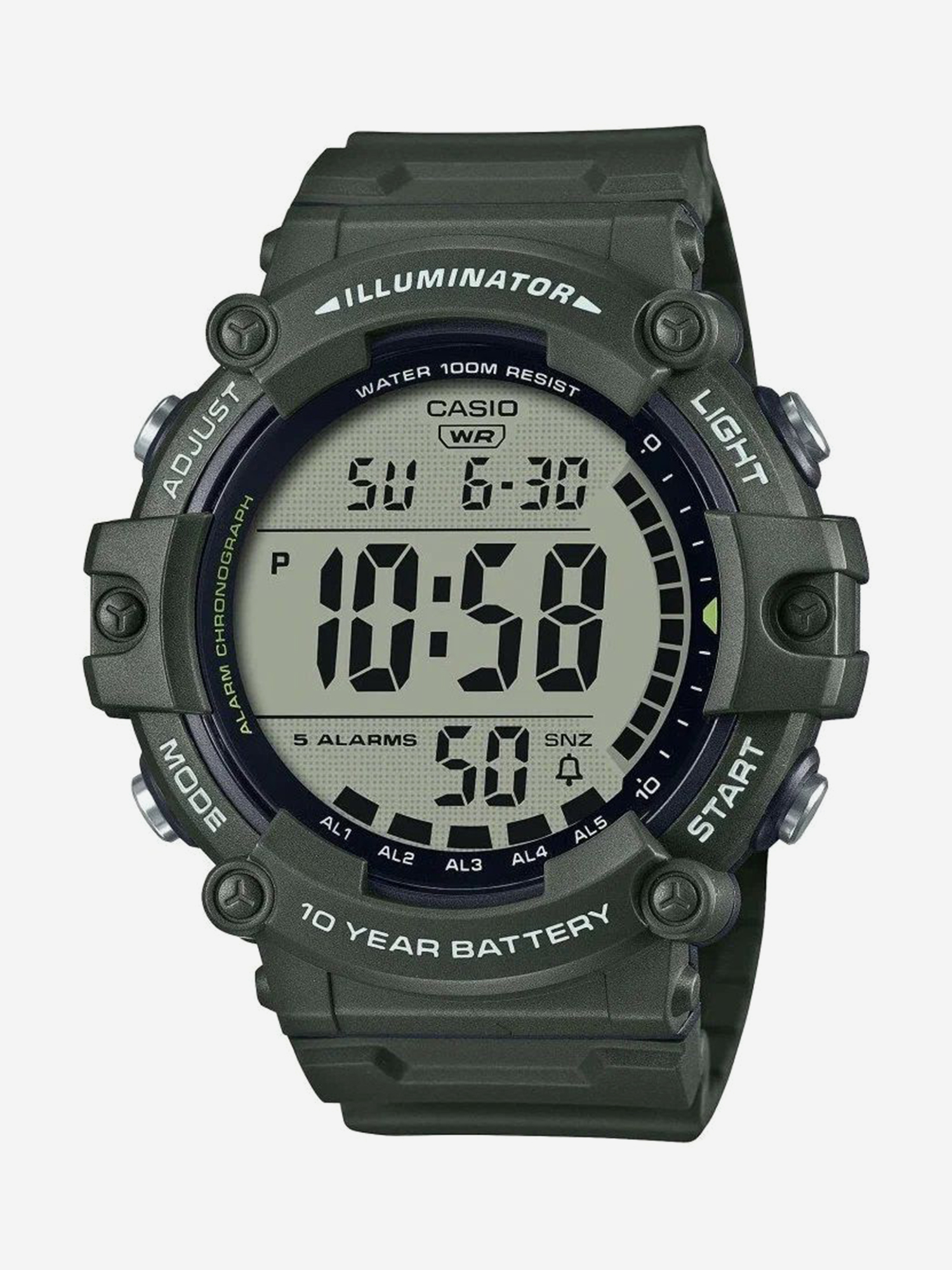 Изображение товара Наручные часы CASIO AEGLVJC0D-1500WHX-3A для фитнеса