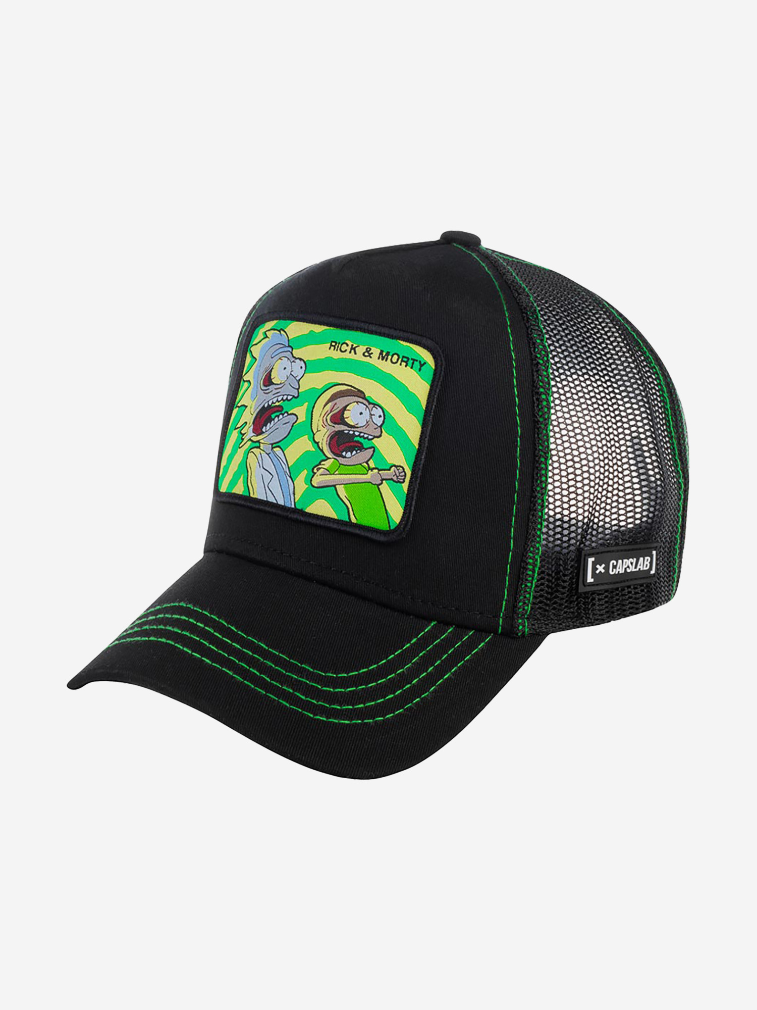 

Бейсболка с сеточкой CAPSLAB CL/REM/1/PSY2 Rick and Morty Portal (черный), Черный