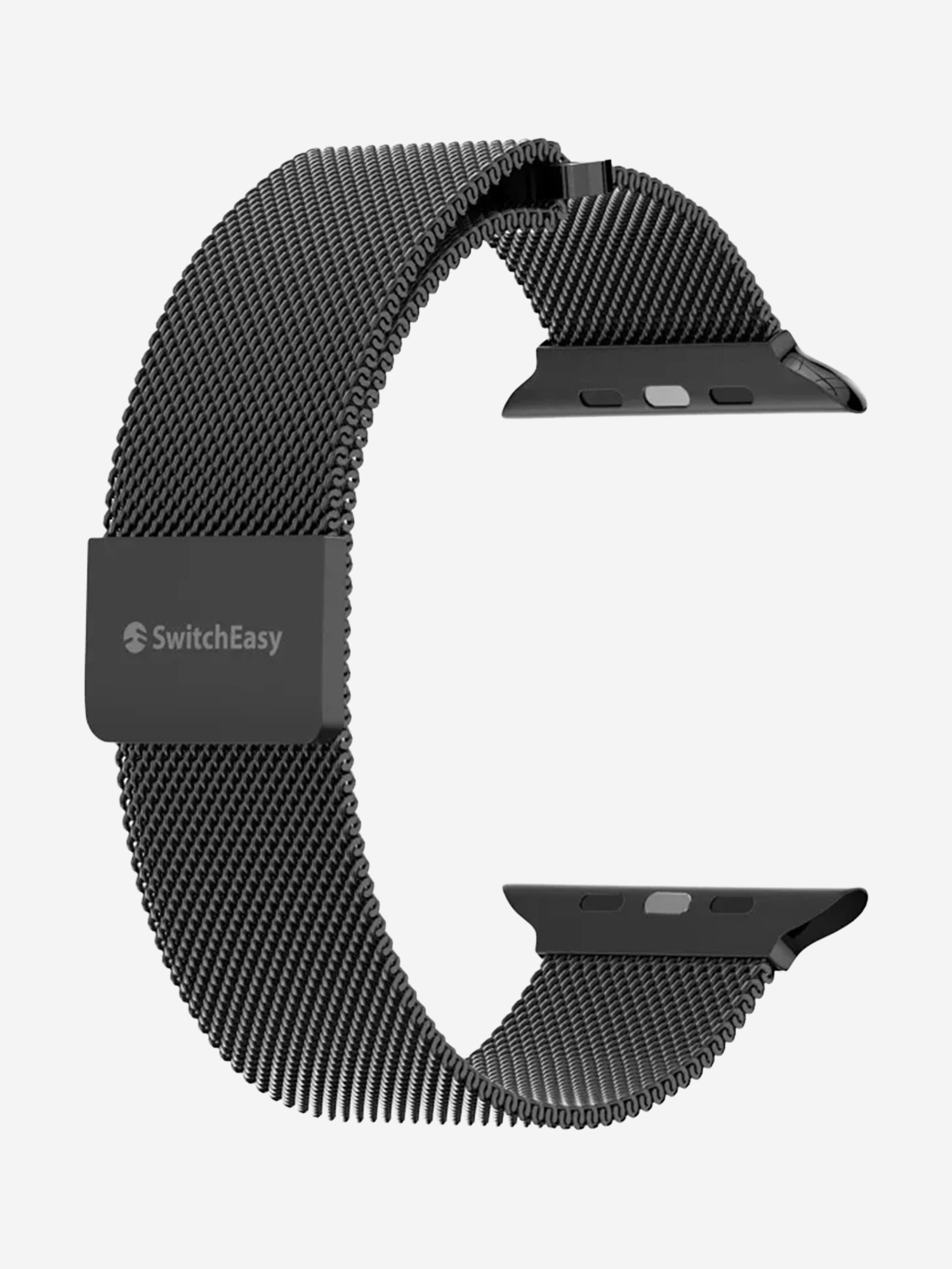 Изображение товара Сетчатый ремешок из нержавеющей стали для Apple Watch SwitchEasy Mesh Stainless Steel Apple Watch Loop For Apple Watch, Грифельный черный