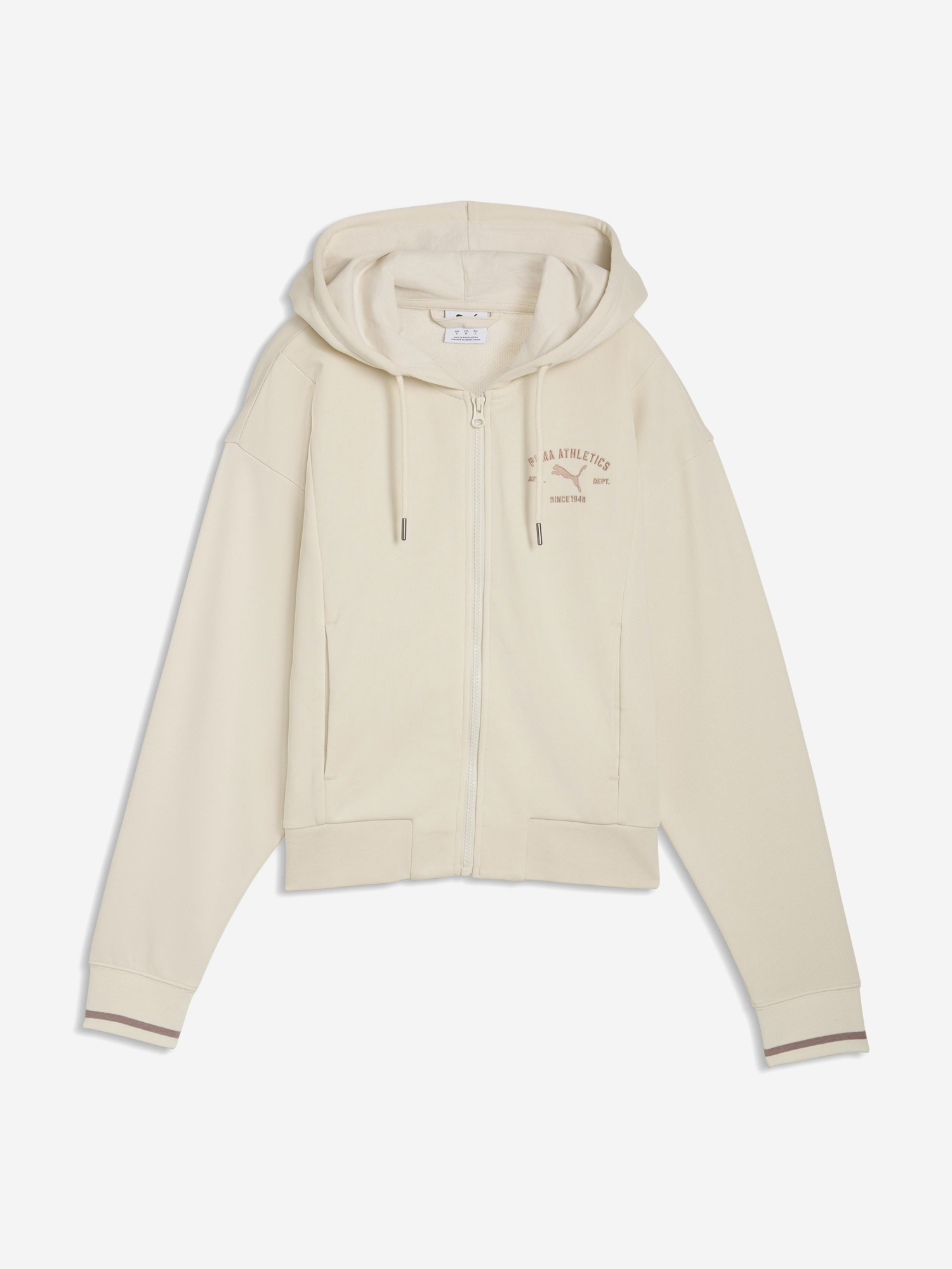 Изображение товара Женская толстовка PUMA с капюшоном на молнии для спорта и повседневной носки