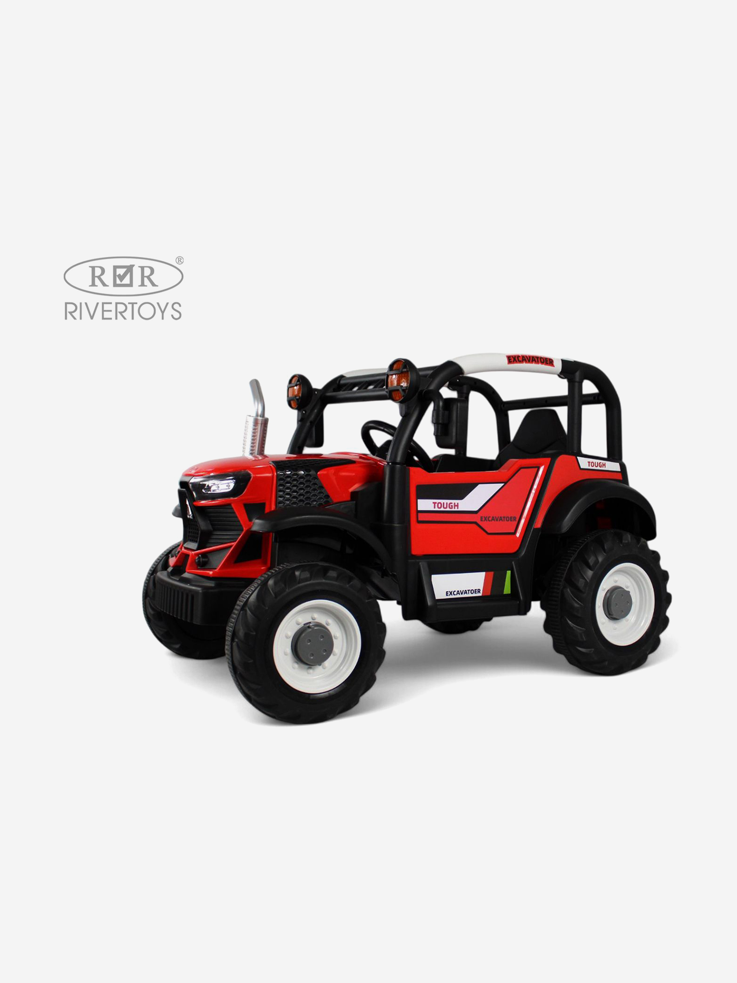 Изображение товара Детская спецтехника электромобиль RIVERTOYS B222CP с аккумулятором, Красный Изображение товара Детская спецтехника электромобиль RIVERTOYS B222CP с аккумулятором, Красный