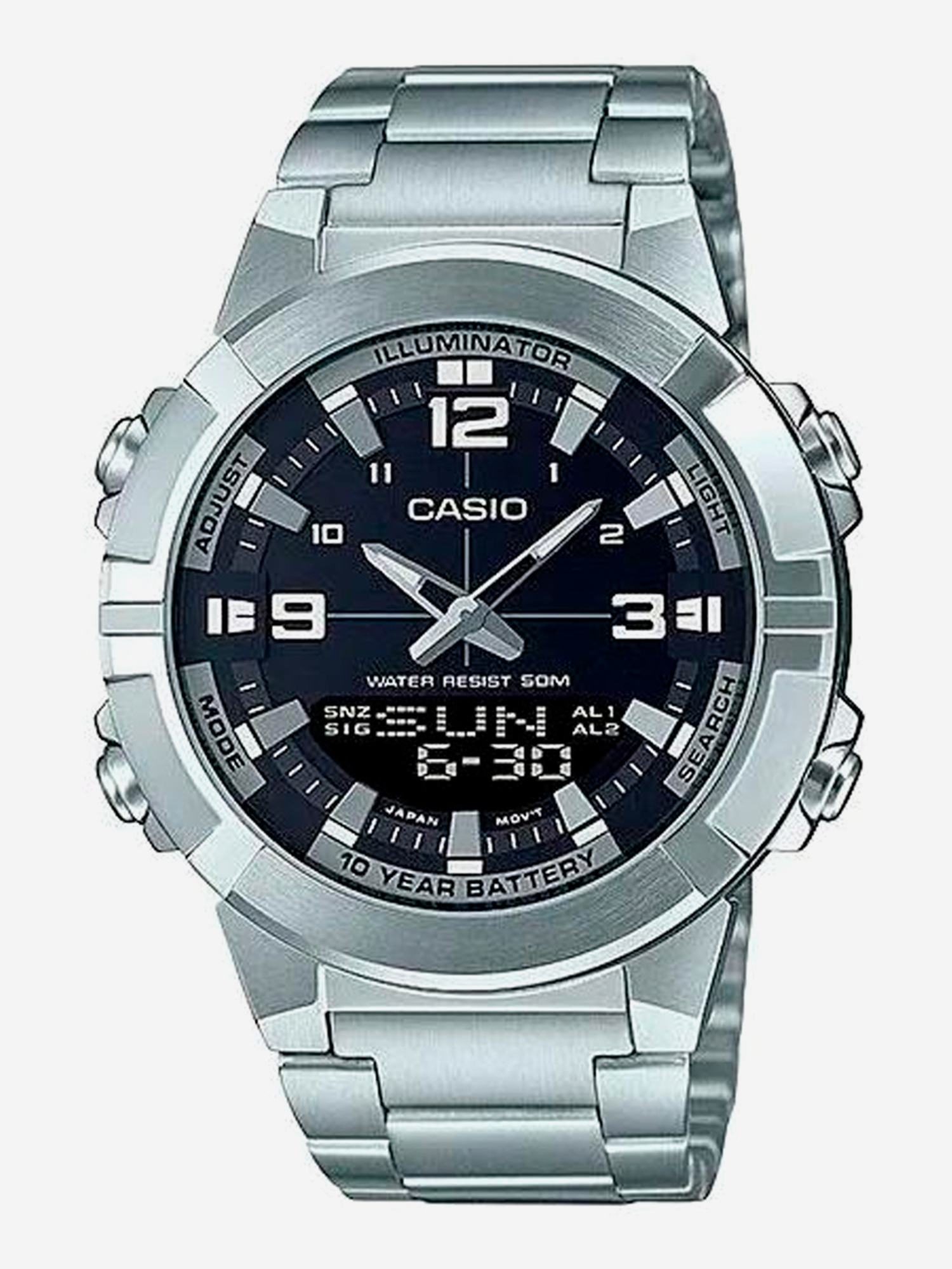 

Наручные часы Casio Collection AMW-870D-1A, Серебряный