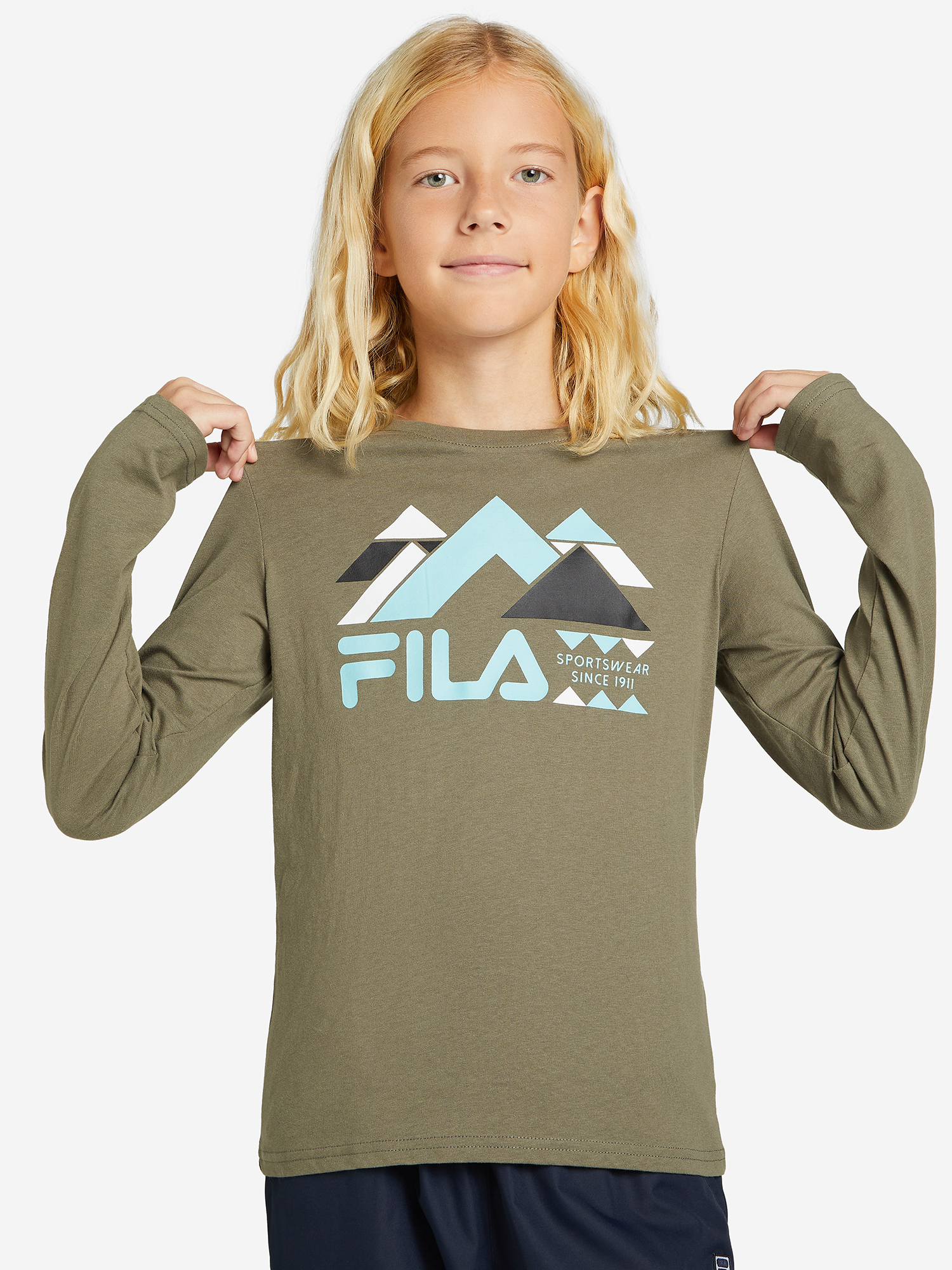 

Лонгслив для мальчиков FILA, Зеленый