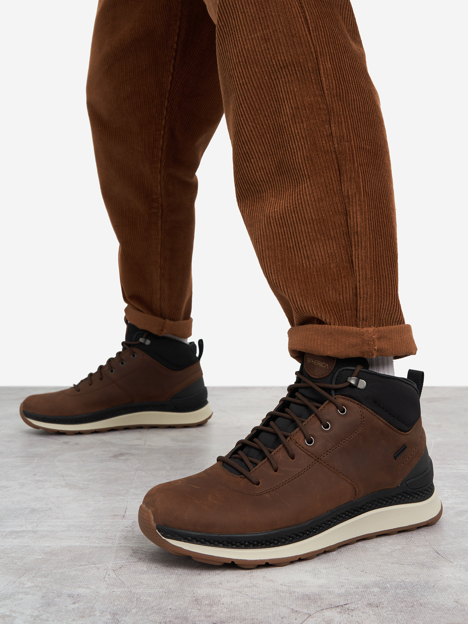 Ботинки утепленные мужские Geox U Spherica Actif X2 B ABX C, коричневый, арт. 20494