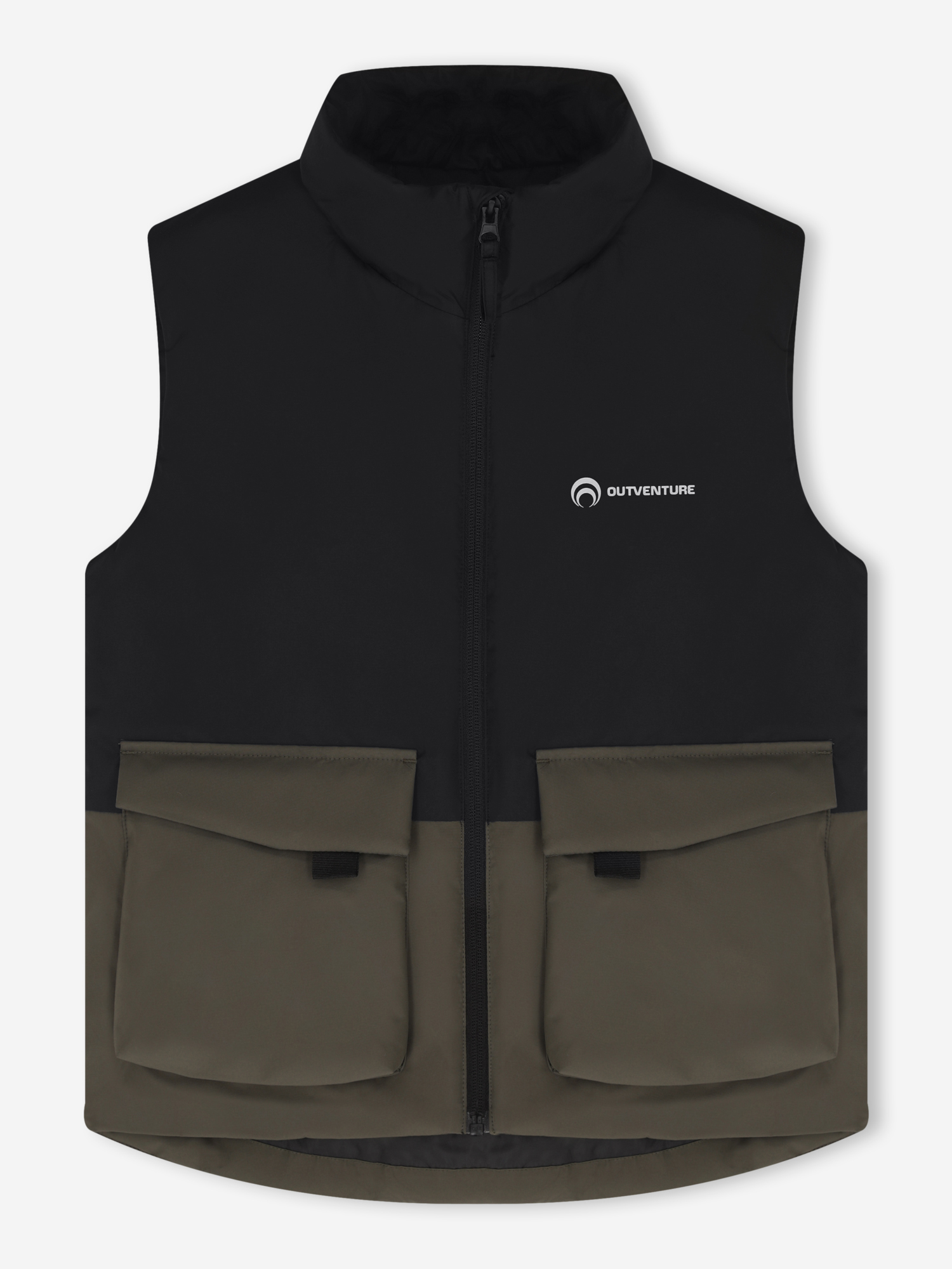 Жилет утепленный Outventure для мальчиков, черный, арт. 34464