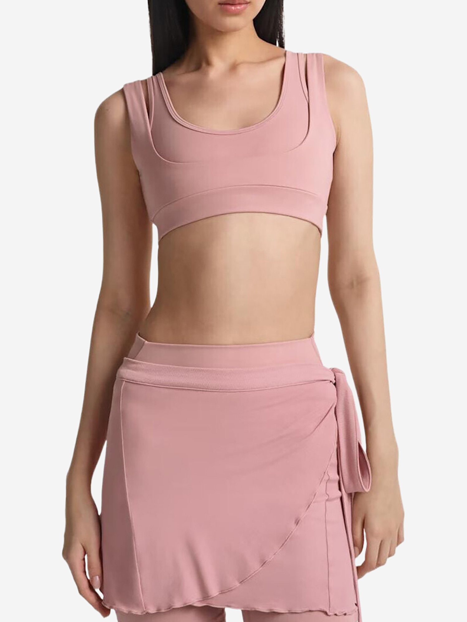 Изображение товара Футболка Nike SKIMS Спортивный стиль Женская 73% нейлон, 27% лайкра