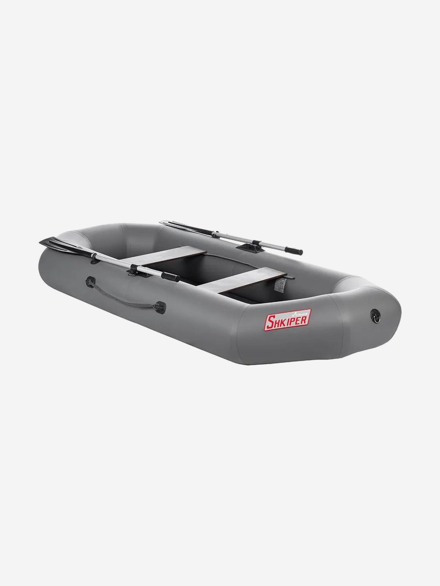 Изображение товара Лодка надувная для рыбалки Тонар Шкипер А260 надувное дно серый