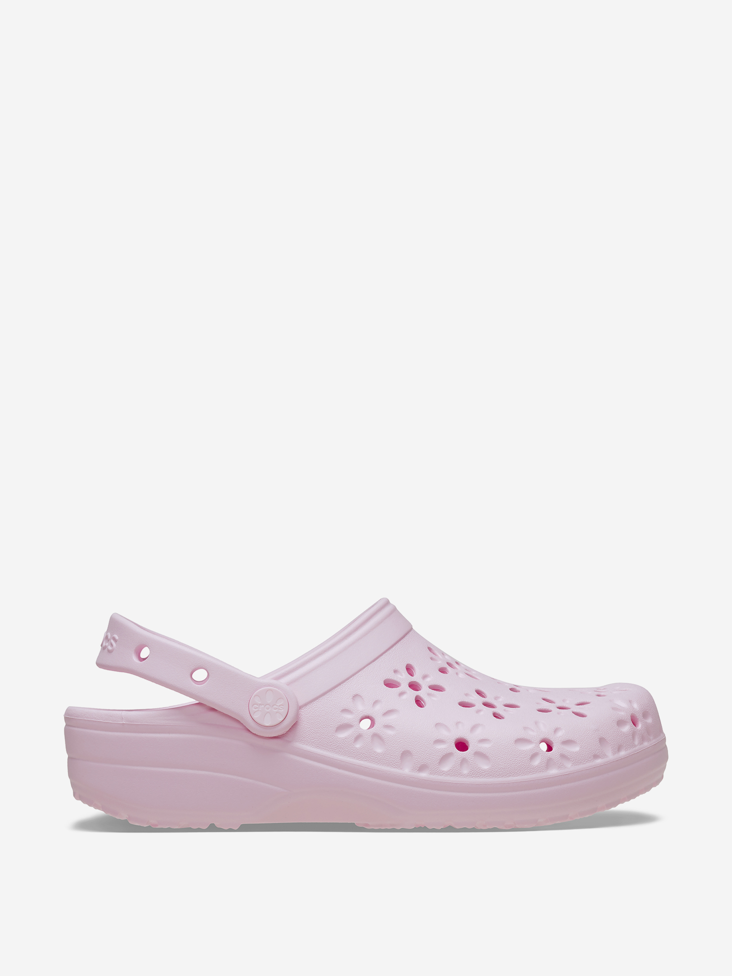 

Сабо женские Crocs Classic Floral Cut Out, Розовый