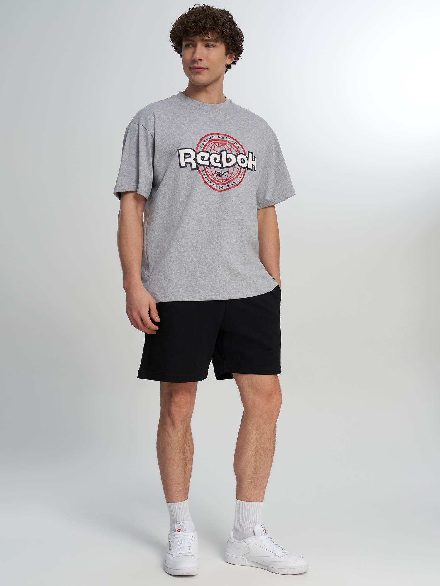 Футболка мужская Reebok, Серый 4