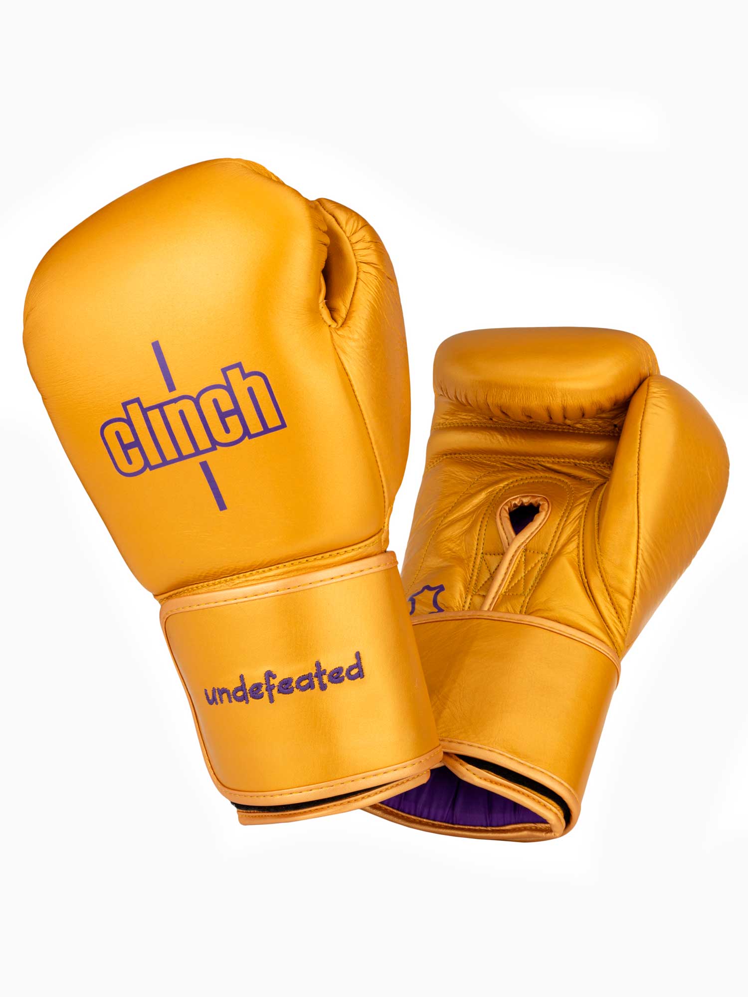 

Перчатки боксерские Clinch Undefeated золотые, Золотой