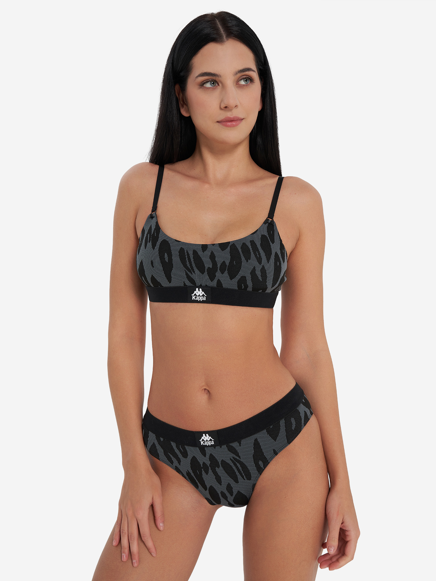 

Топ бра Kappa, Серый