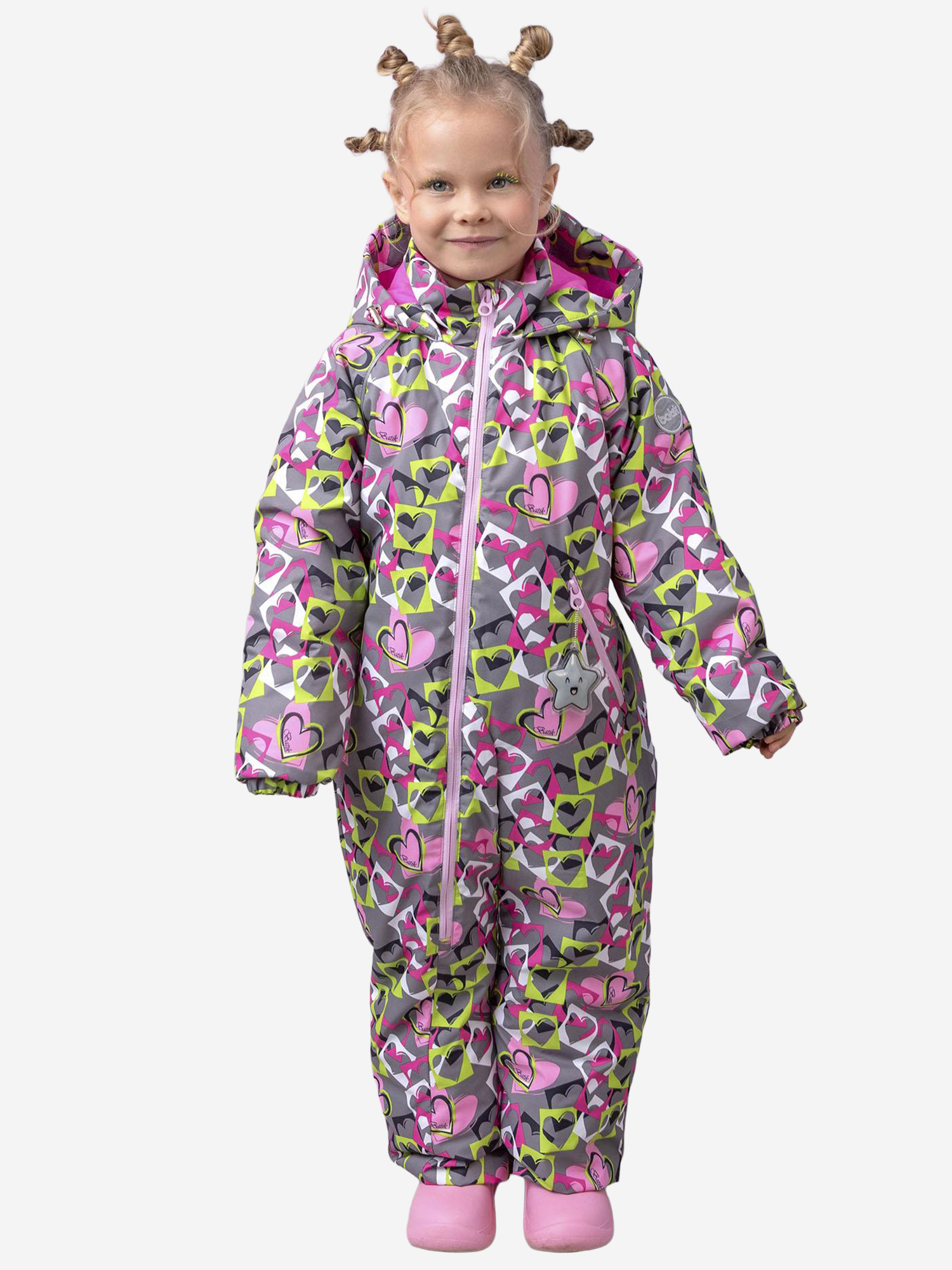 Изображение товара Кобинезон для девочки batik Стич принт демисезонный с мембраной свитер