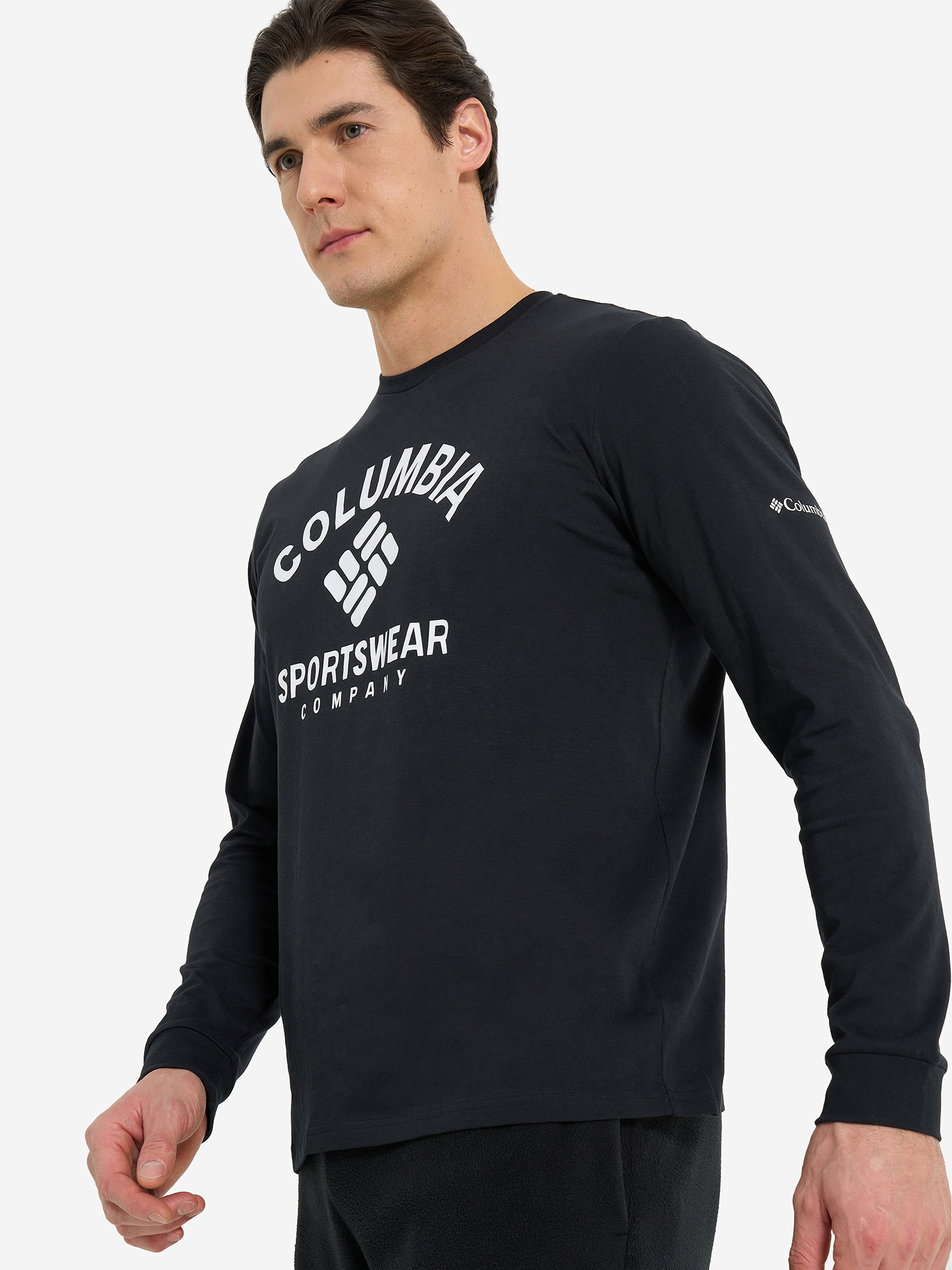 

Лонгслив мужской Columbia Rockaway River Graphic Ls Tee, Черный