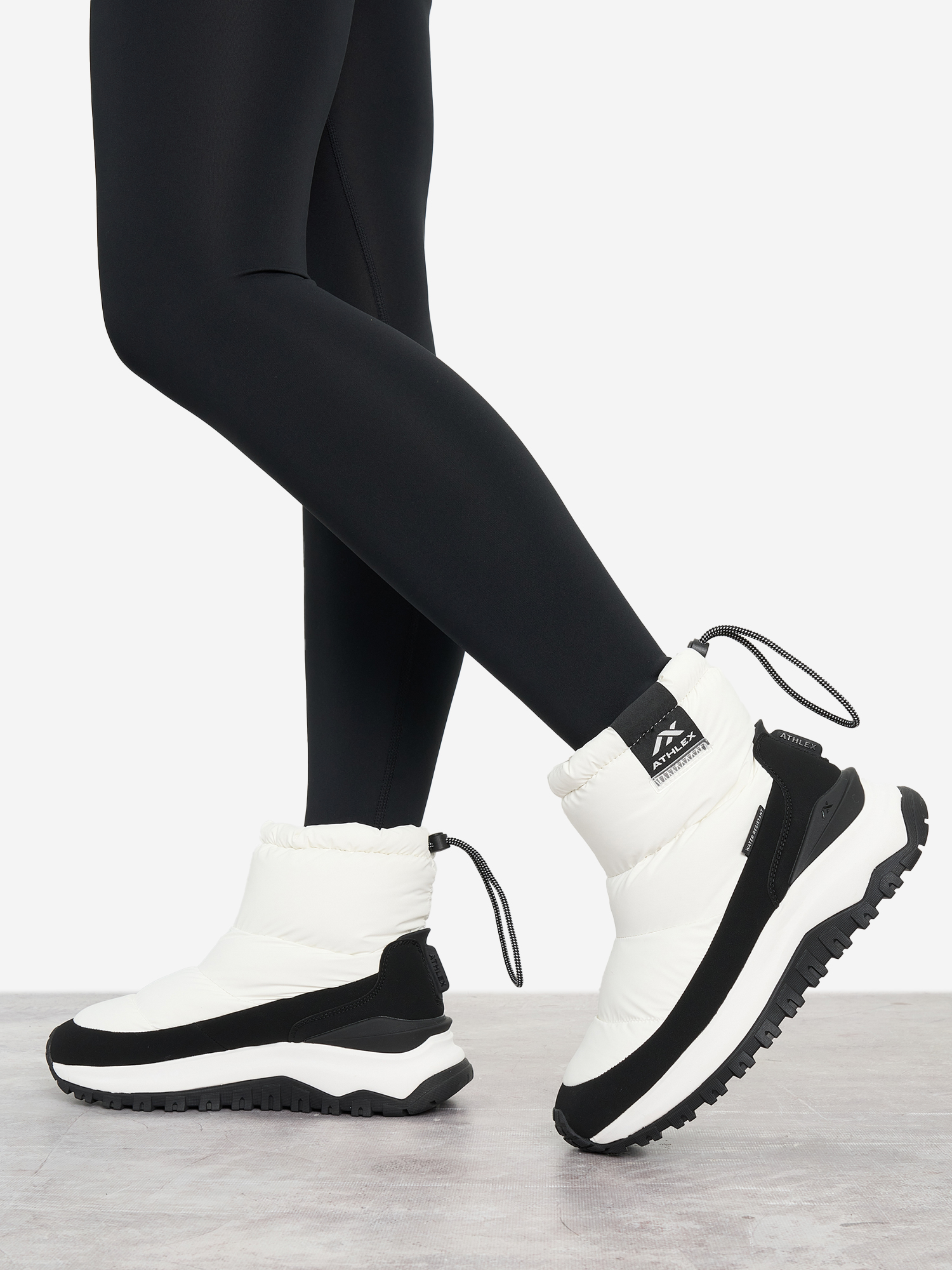 Ботинки утепленные женские Athlex Defender Puff Mid, Белый