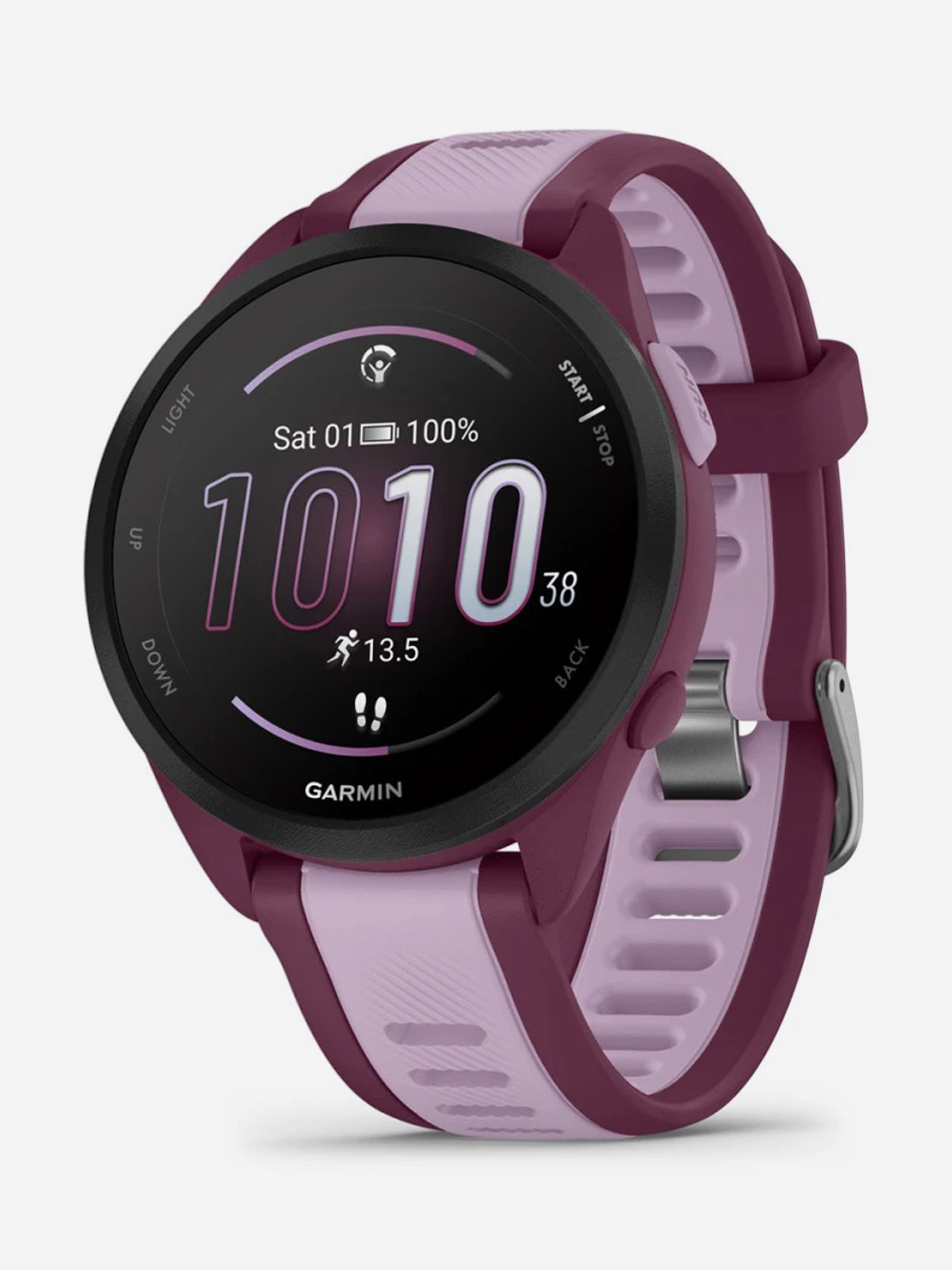 

Спортивные часы Garmin Forerunner 165 Music Berry Lilac, Фиолетовый