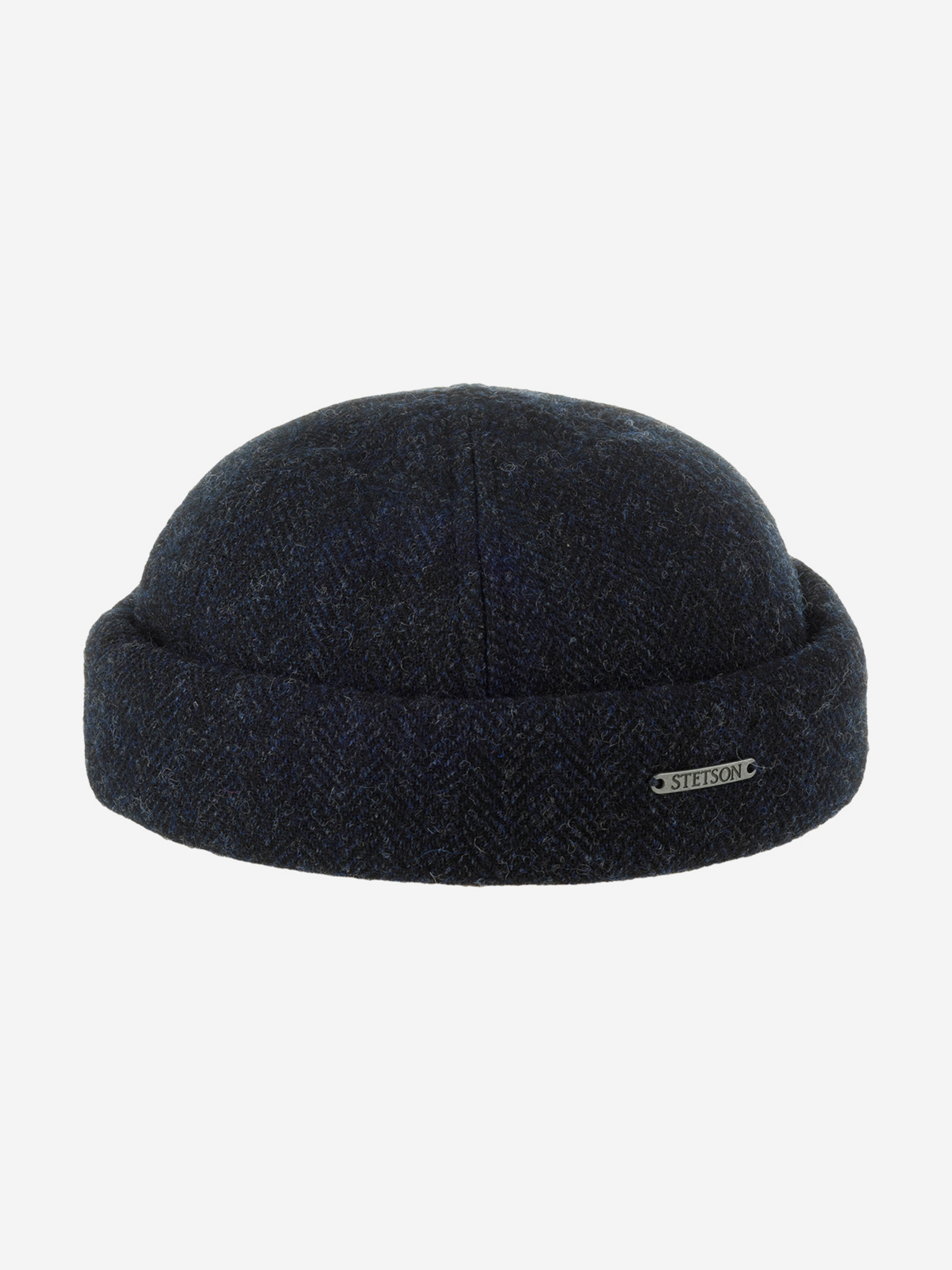 

Шапка докер STETSON 8820502 DOCKER WOOL HERRINGBONE (синий), Синий
