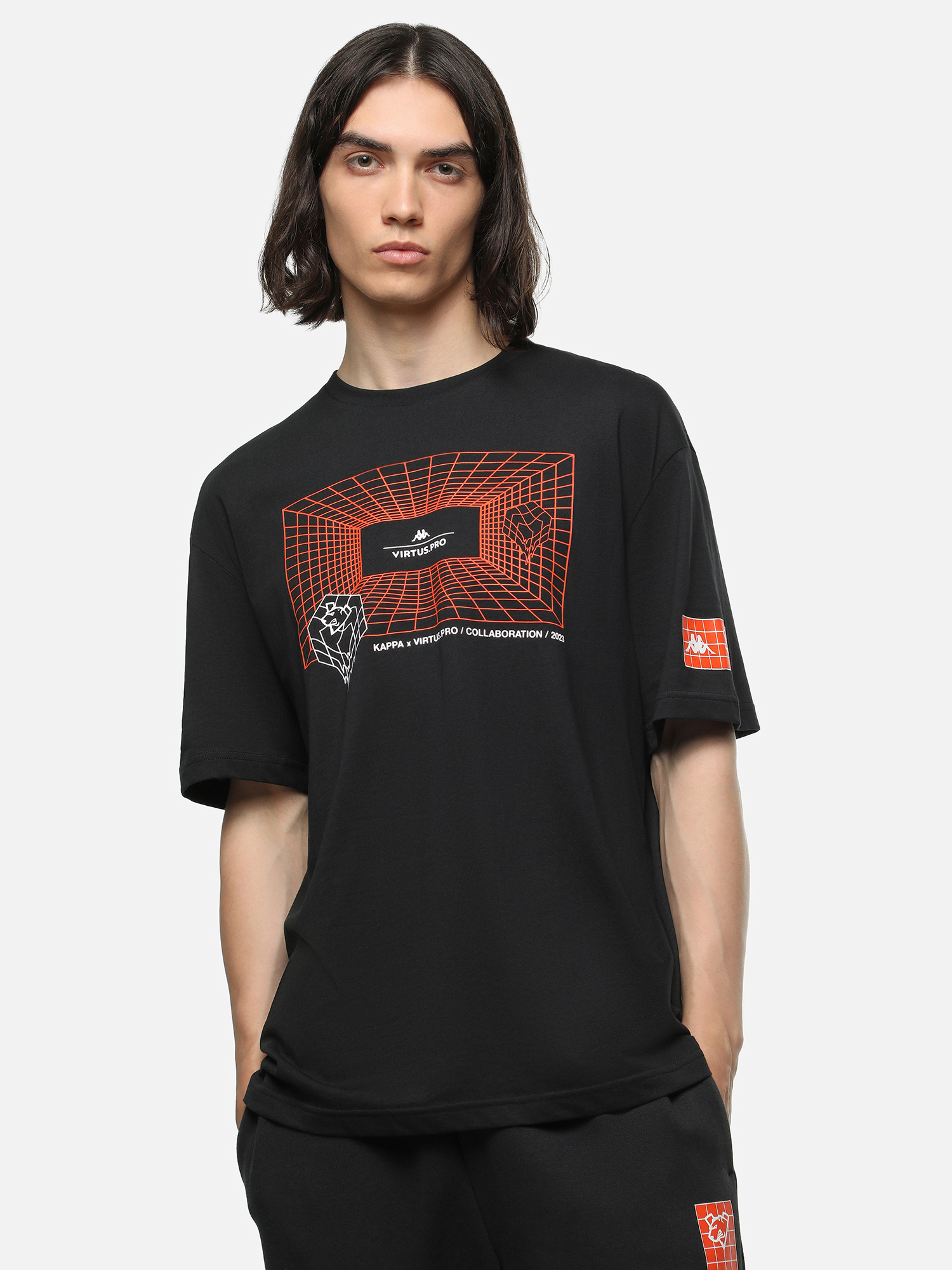 

Футболка мужская Kappa x Virtus.pro, Черный