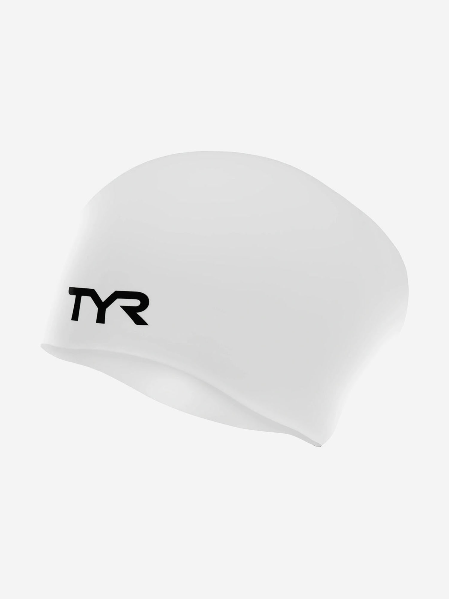 

Шапочка для плавания TYR Long Hair Wrinkle-Free Silicone Cap, Белый