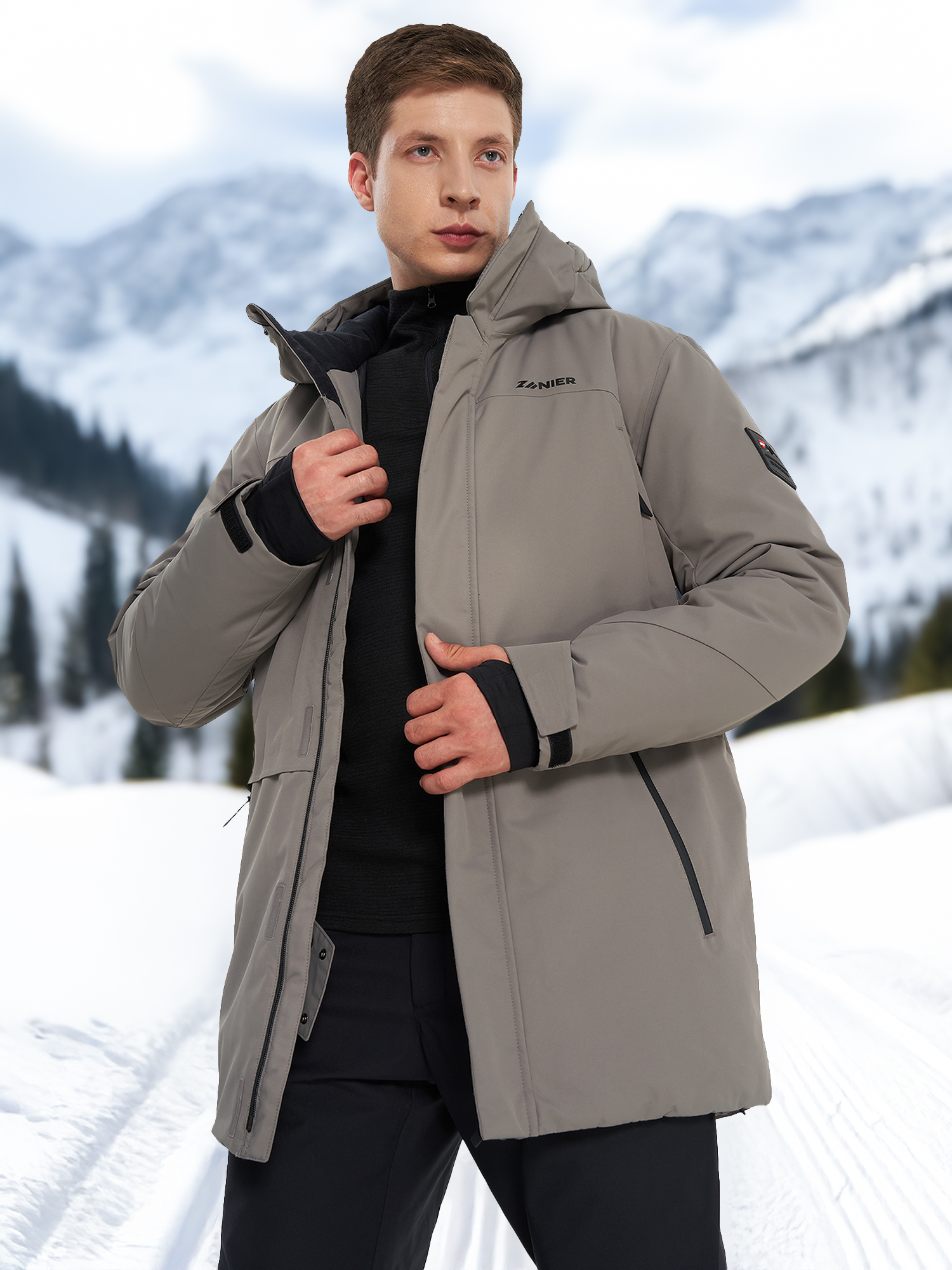 

Куртка утепленная мужская Zanier, Серый