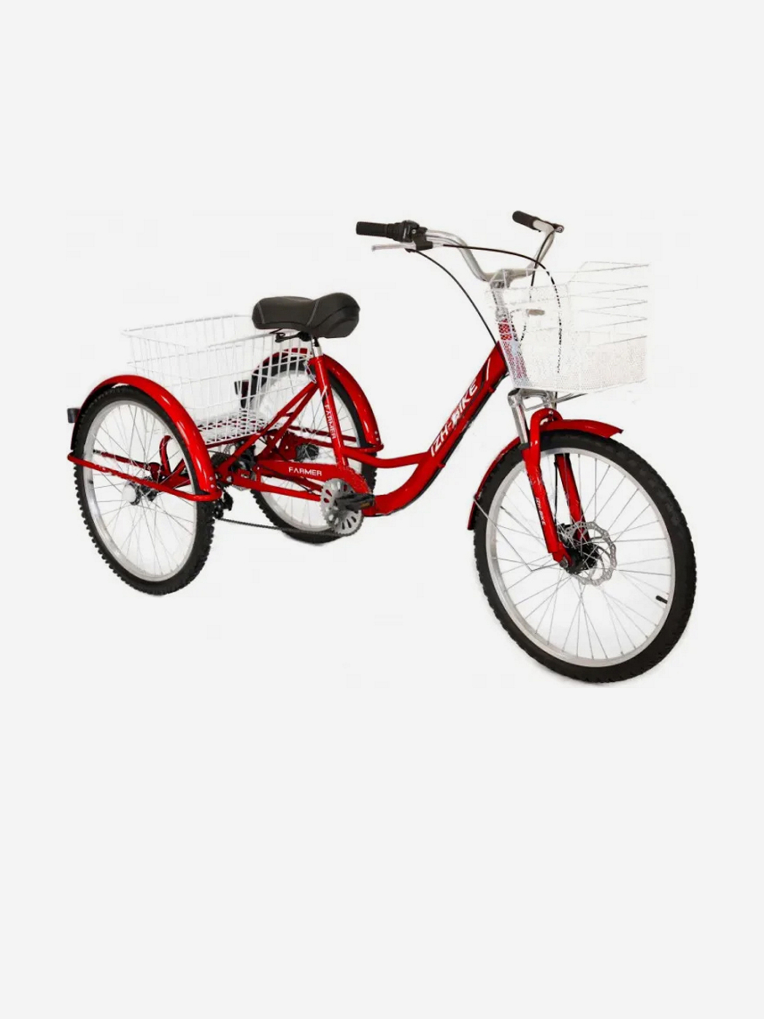 

Трехколесный велосипед для взрослых Izh-Bike (Иж-Байк) Фермер 24", Красный