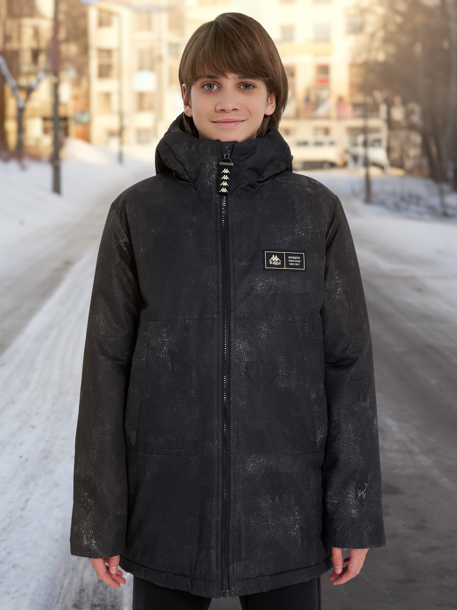 Куртка утепленная для мальчиков Kappa, черный, арт. 26369