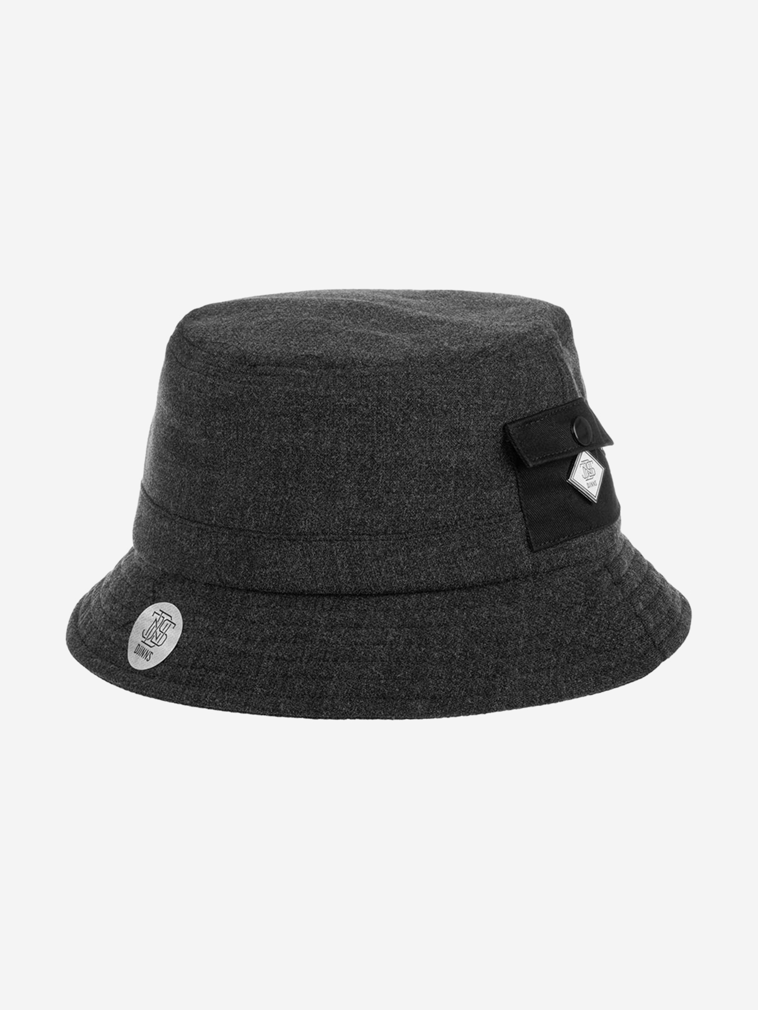 Изображение товара Панамы DJINNS Bucket Hat WoolMelange черная универсальная модель для взрослых