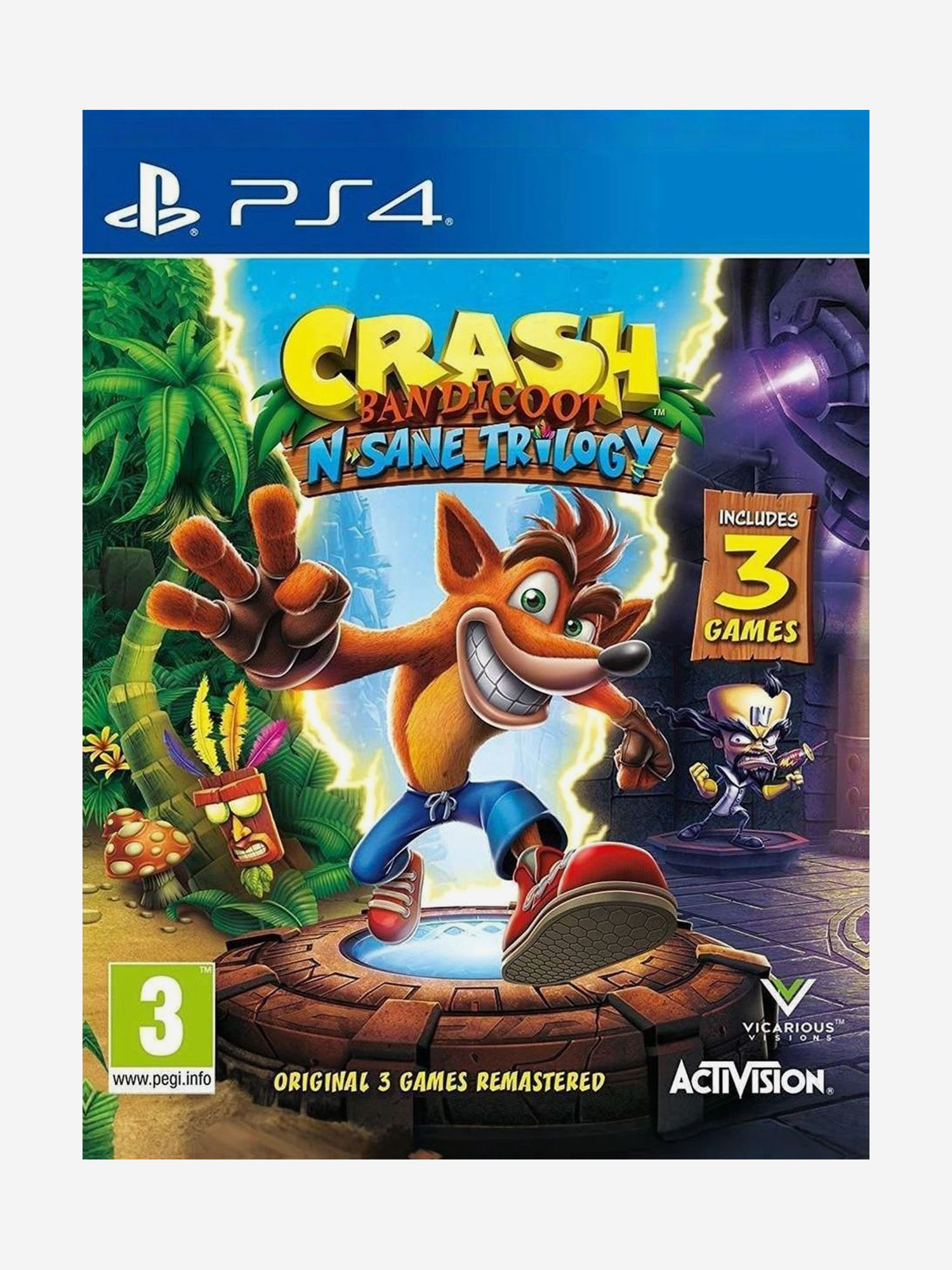 Изображение товара Видеоигра для PlayStation 4 Crash Bandicoot N Sane Trilogy Английская версия