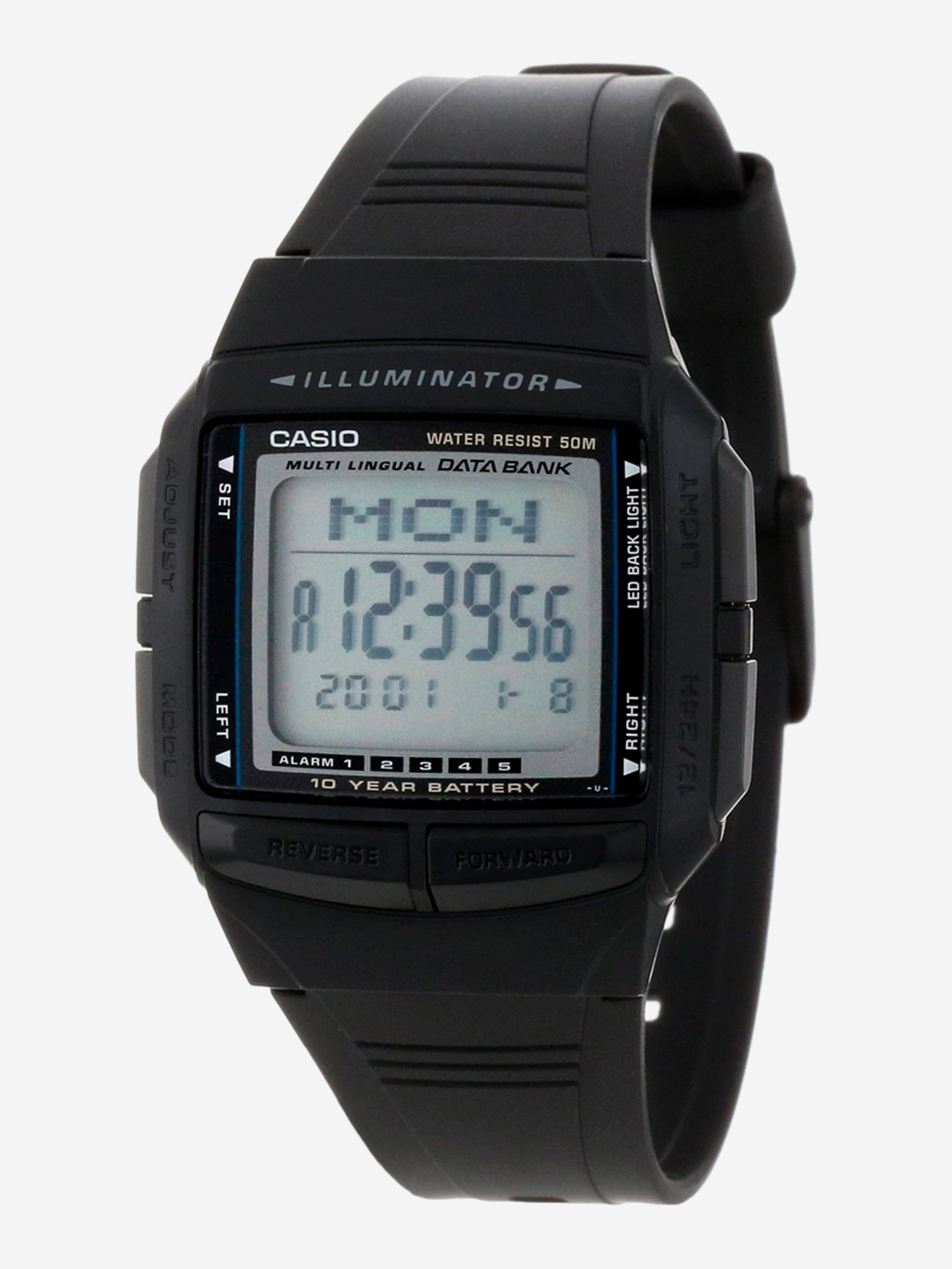 

Наручные часы Casio DB-36-1A, Черный