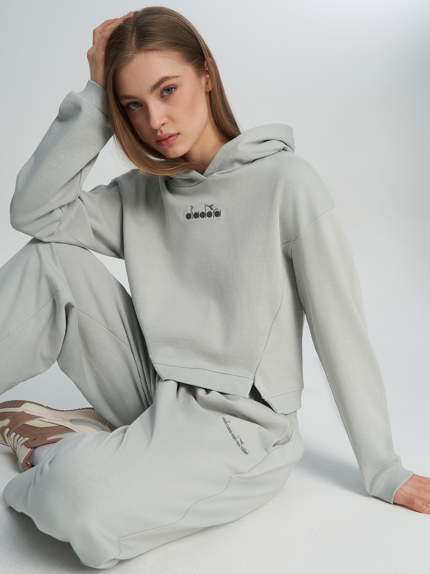 

Худи женское Diadora, Серый