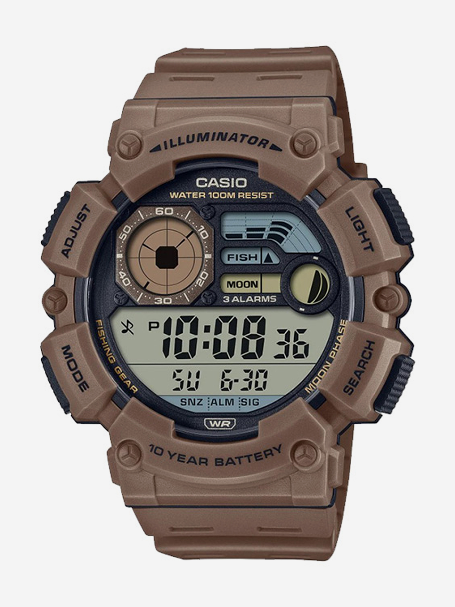 

Наручные часы Casio WS-1500H-5A, Коричневый