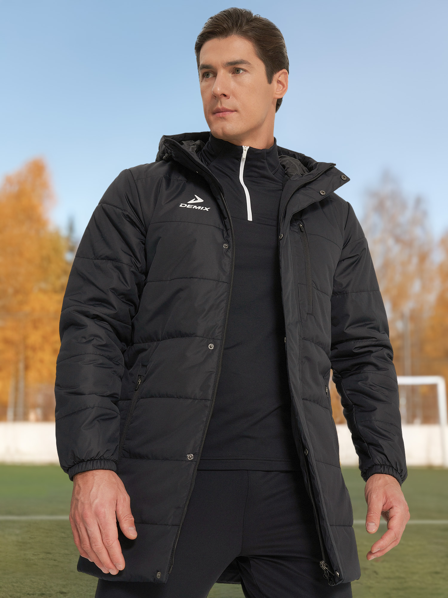 Куртка утепленная мужская Demix, черный, арт. 130558dmx-99