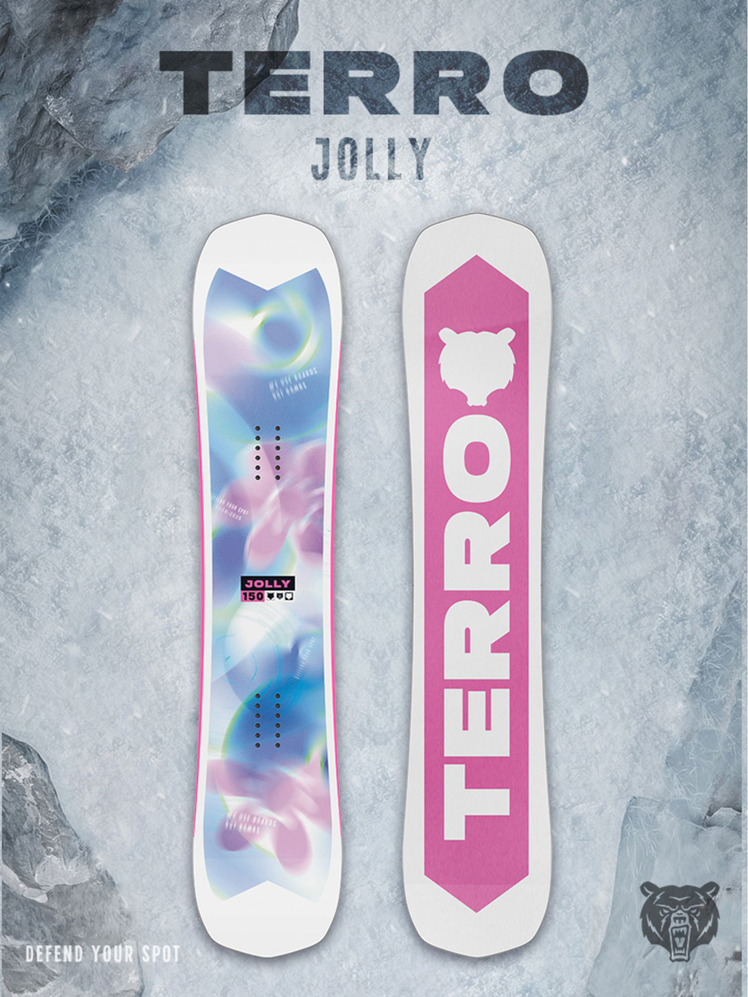 

Сноуборд TERRO - JOLLY 24/25, Розовый