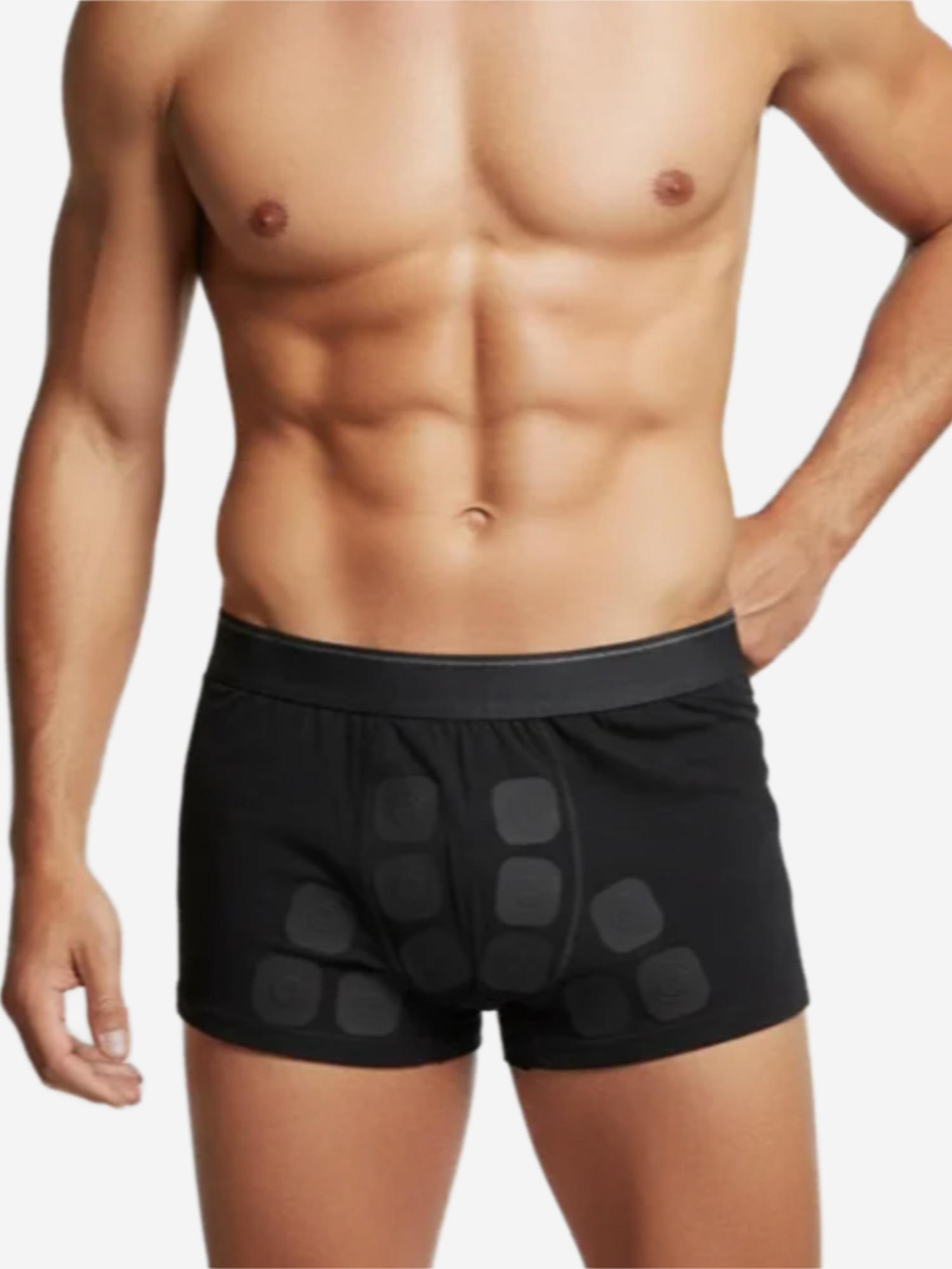 Изображение товара Тайтсы укороченные с точечной компрессией, мужские, SportDots, BL