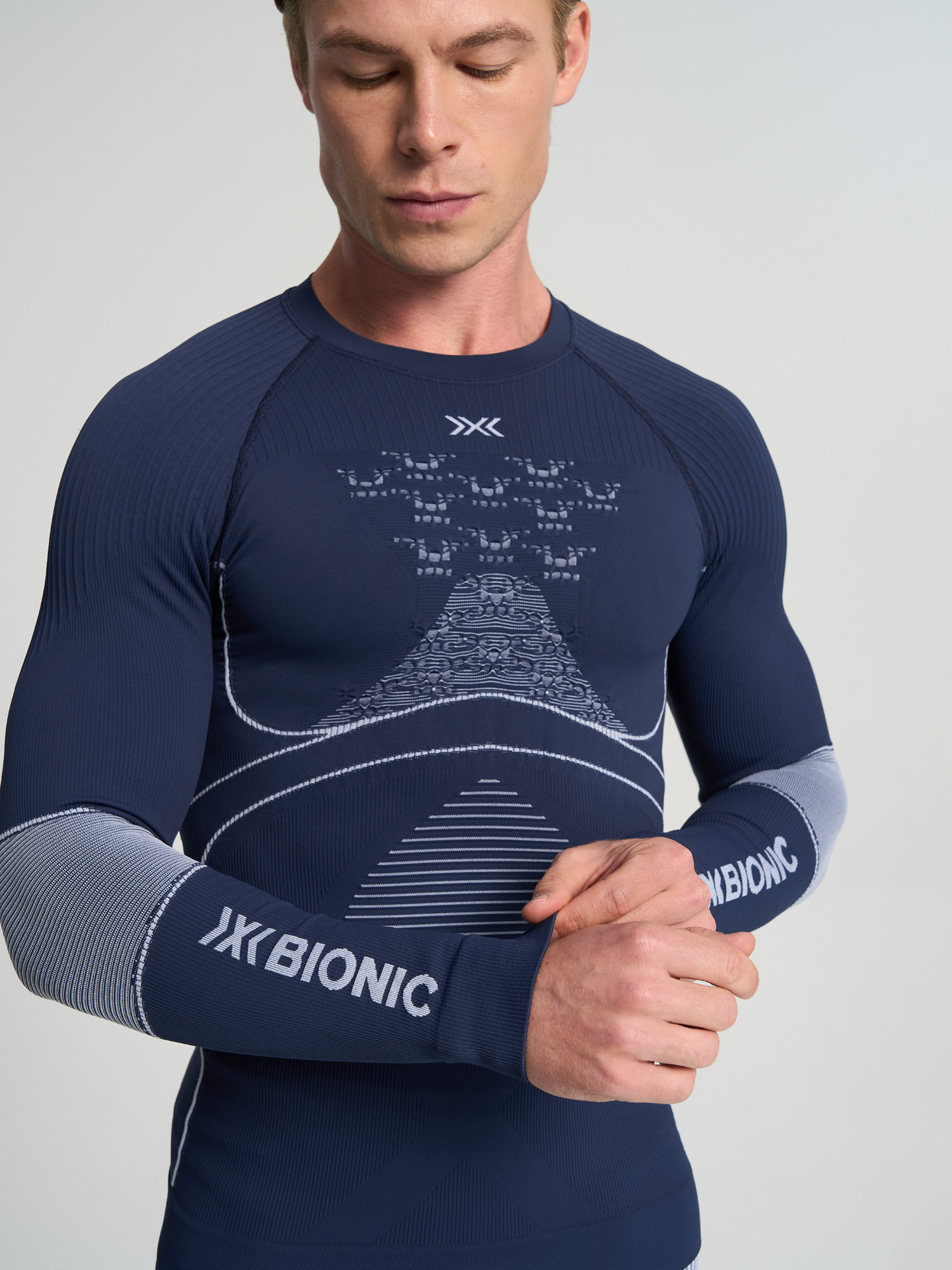 Термобелье верх компрессионное мужское X-Bionic Energy Accumulator 4.0, Синий