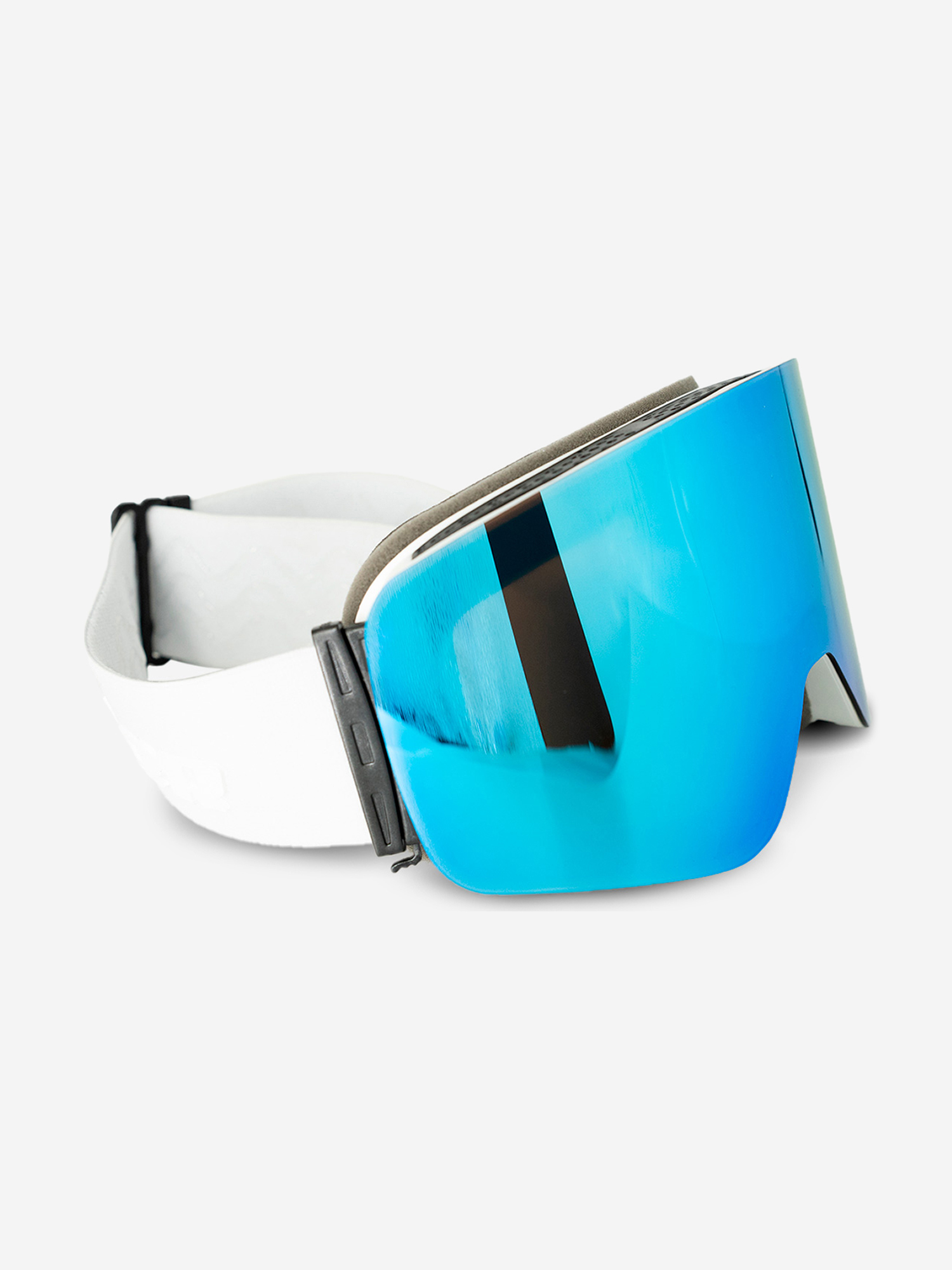 

Маска горнолыжная для сноуборда лыж снегоходов EasyRider WHITE/BLUE, Белый