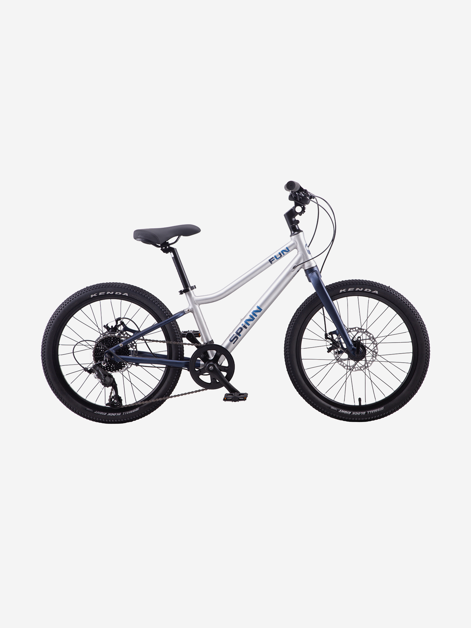 Изображение товара Велосипед детский Spinn Fun 8D 20" Storm Blue, Штормовой синий/cеребряный Изображение товара Велосипед детский Spinn Fun 8D 20" Storm Blue, Штормовой синий/cеребряный
