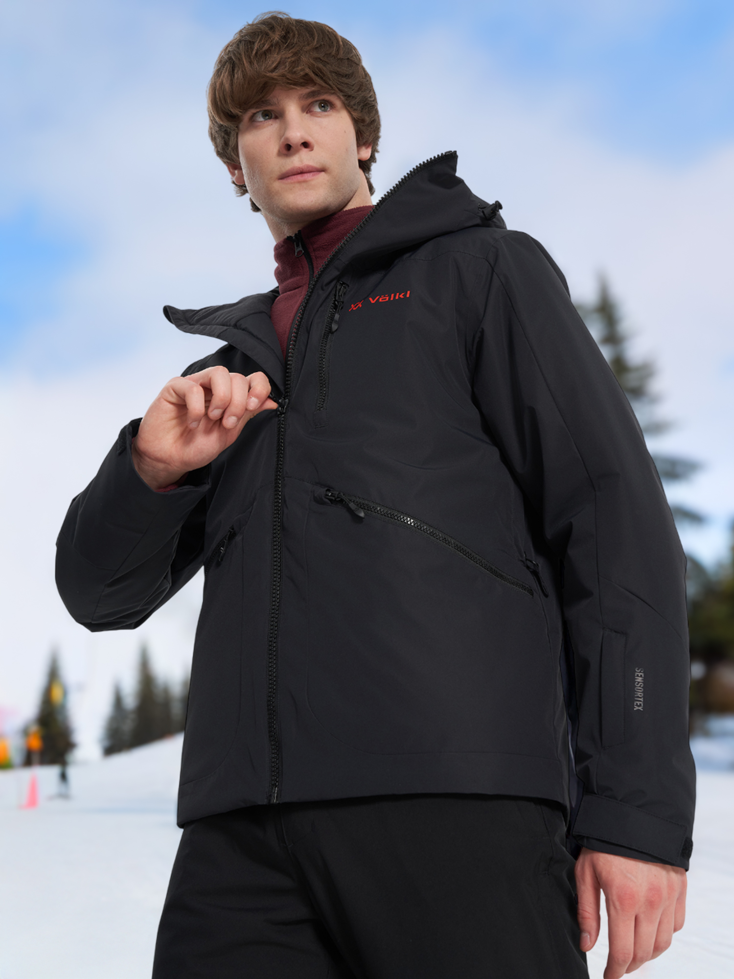 Куртка утепленная мужская Volkl, черный, арт. 25734