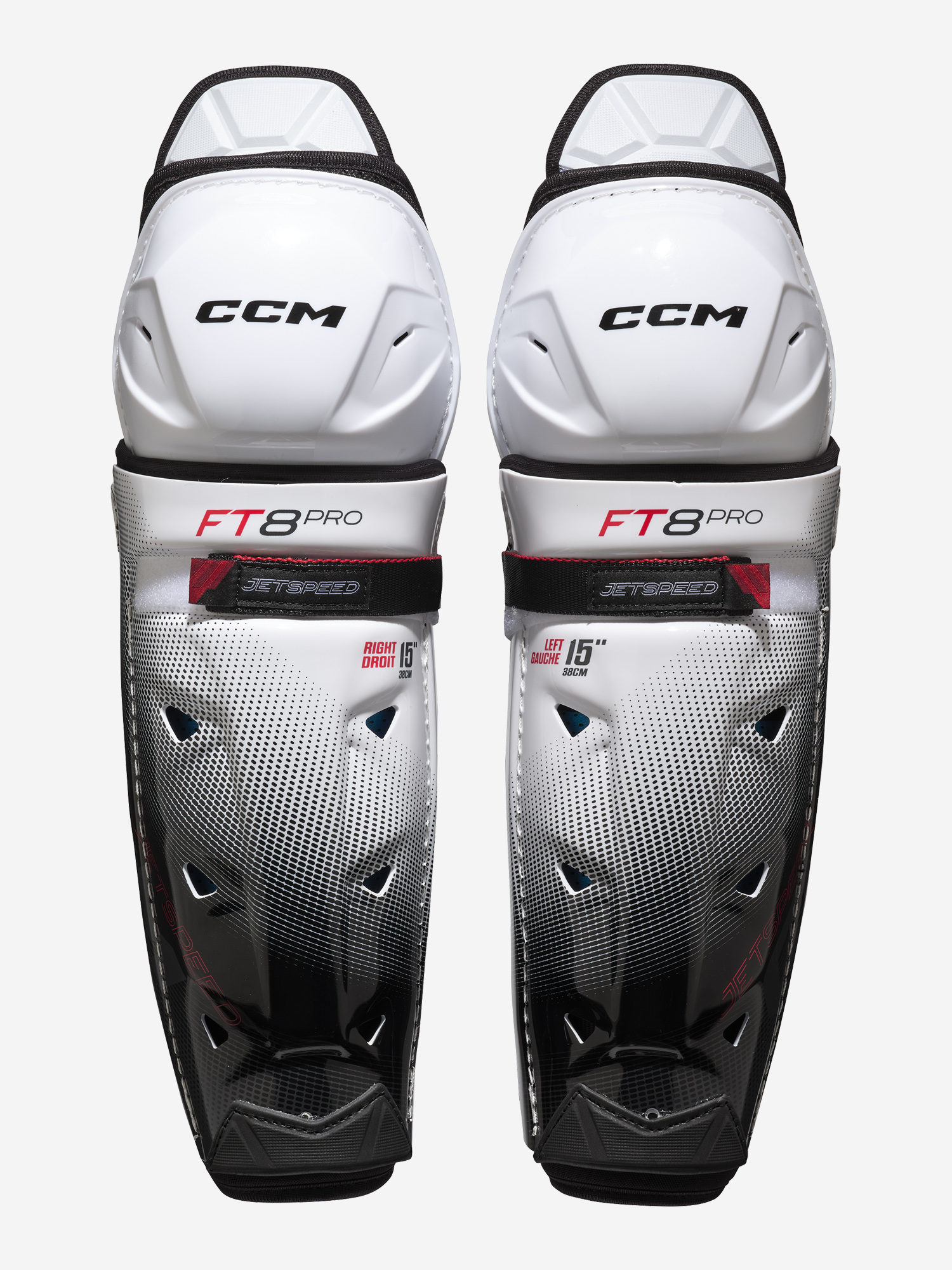 

Щитки хоккейные детские CCM Jetspeed FT8 Pro JR, Мультицвет