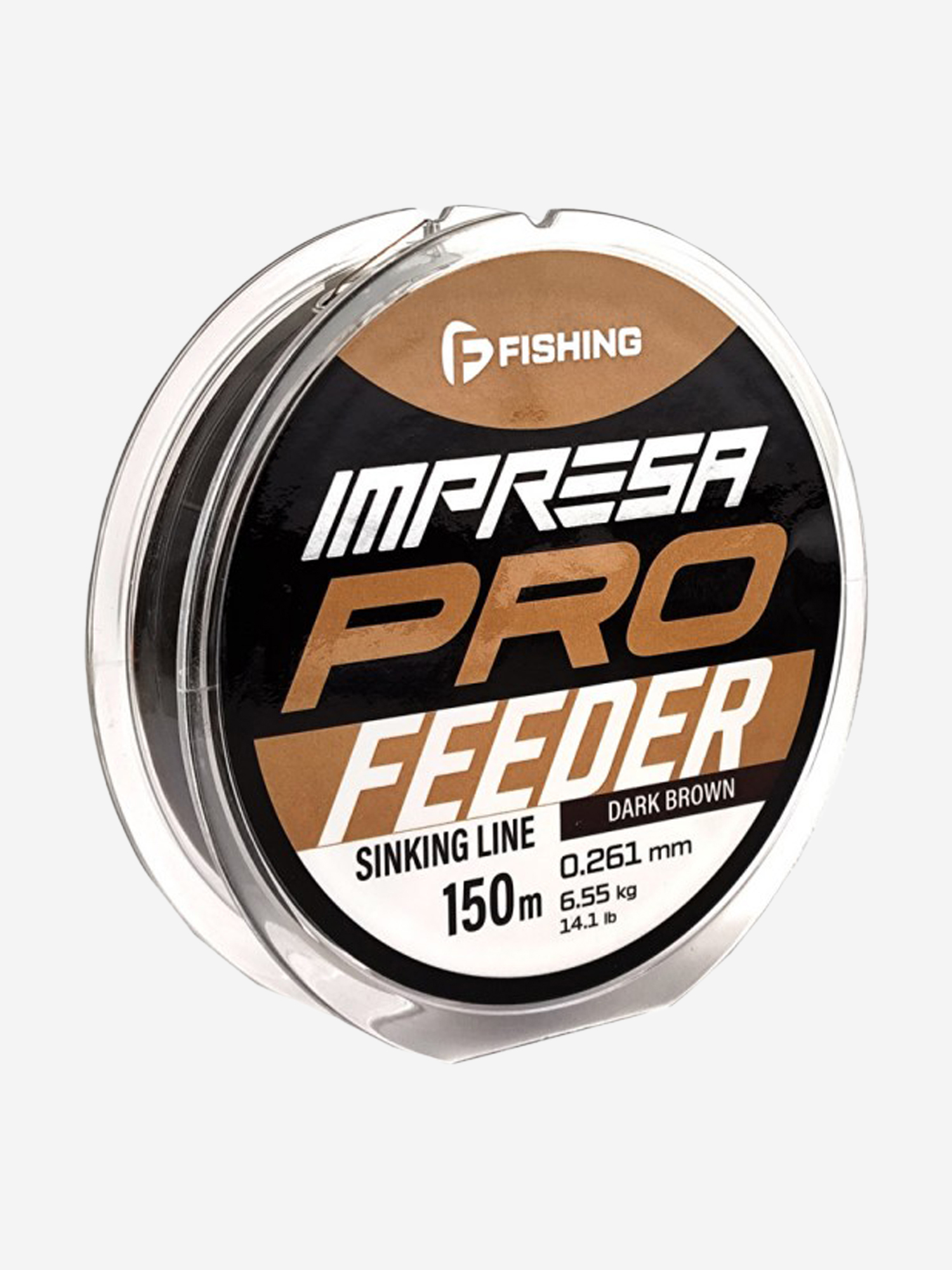 Изображение товара Леска Impresa Pro Feeder Dark Brown F-FISHING 150м 0,261мм 6,55кг/14,1lb, 150м/0,261мм/6,55кг/14,1lb